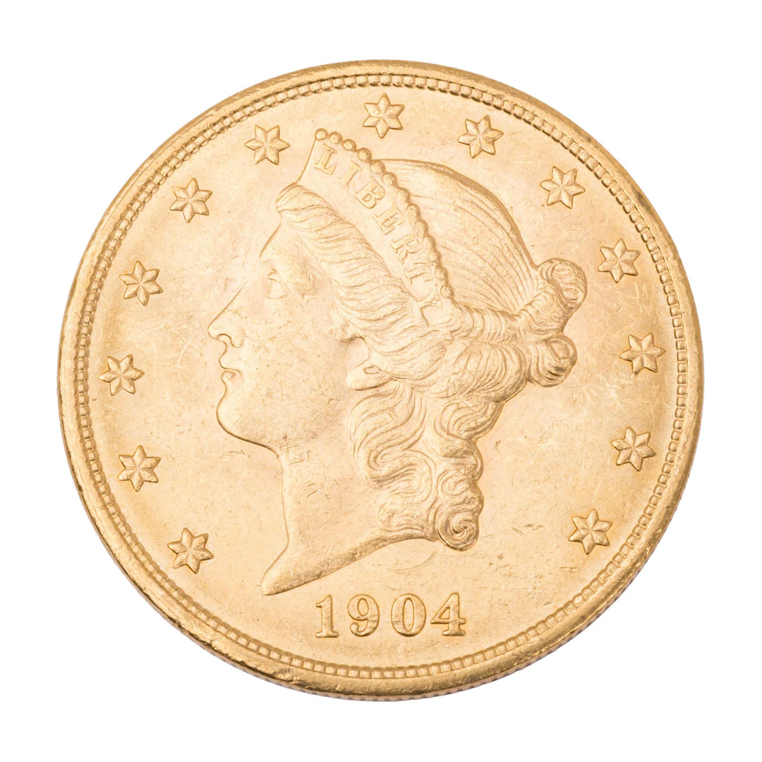 USA/GOLD - 20 Dollars 1904 Philadelphia, "Liberty Head".