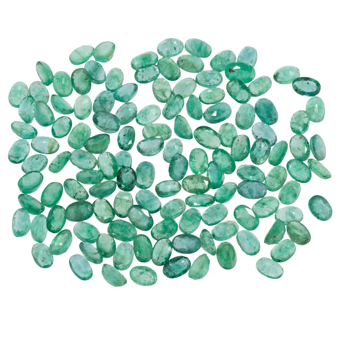 Konvolut Smaragde zus. 56,30 ct