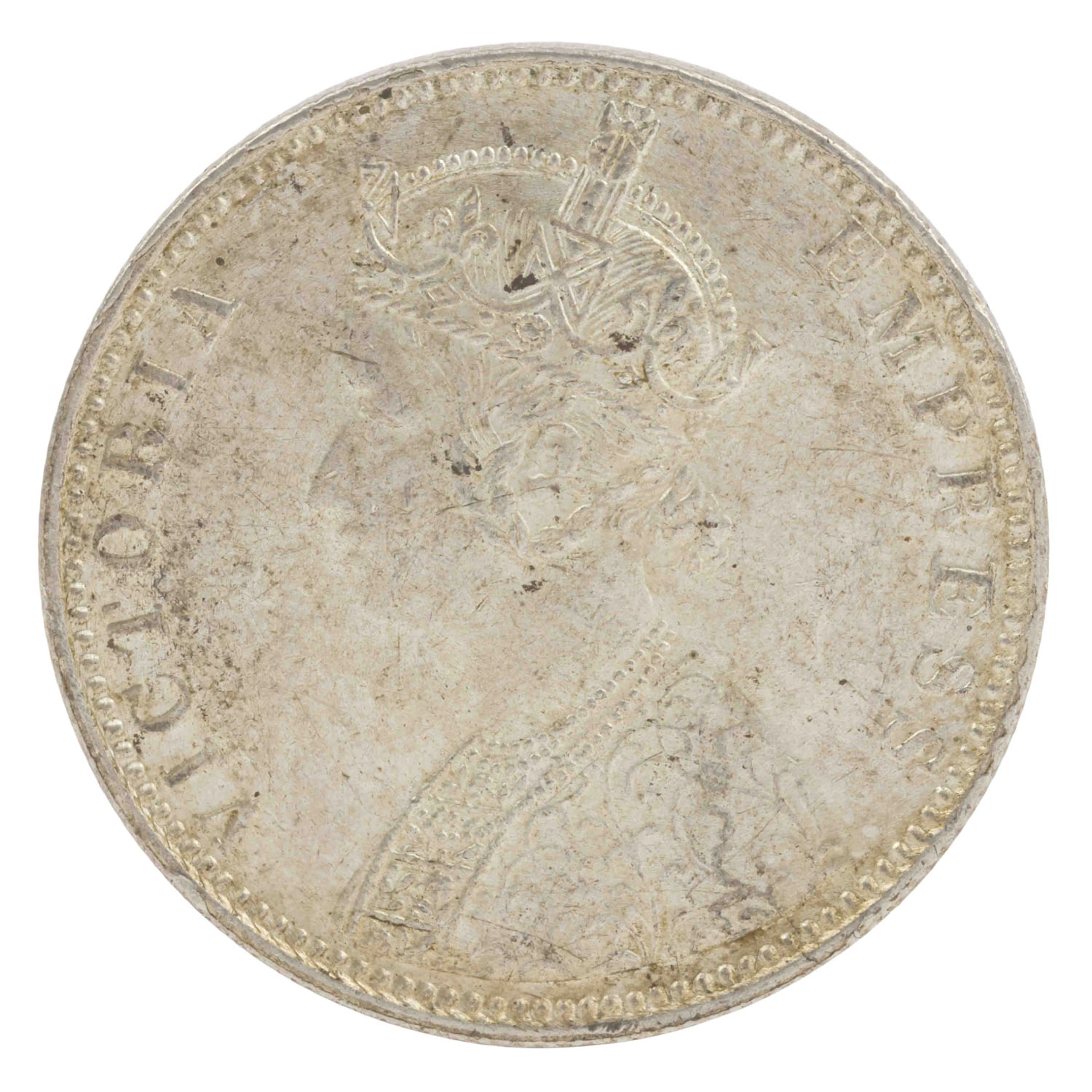 Indien/SILBER 1 Rupie 1892/B