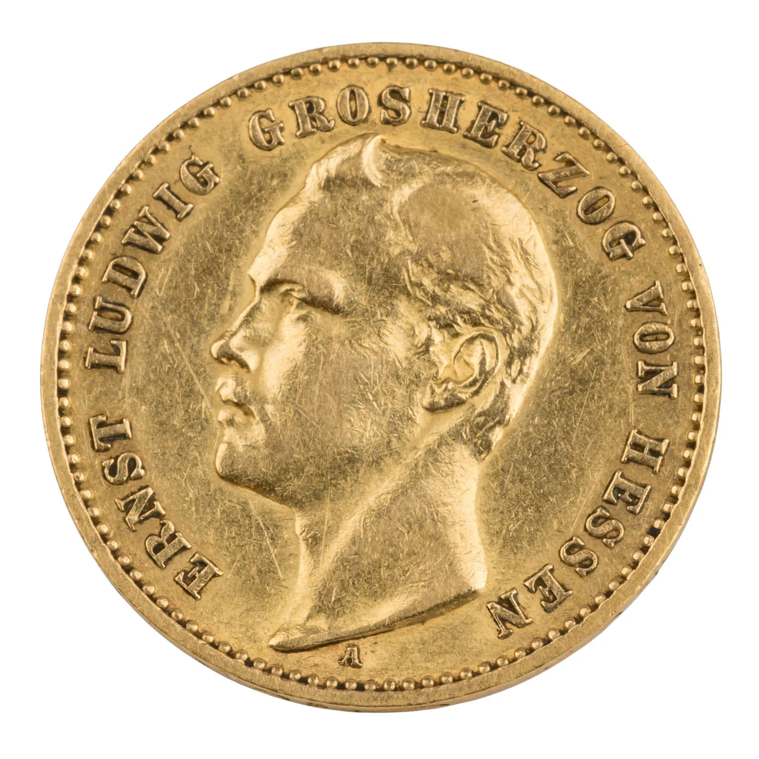 Deutsches Kaiserreich / Grossherzogtum Hessen - 10 Mark 1893/A Ernst Ludwig