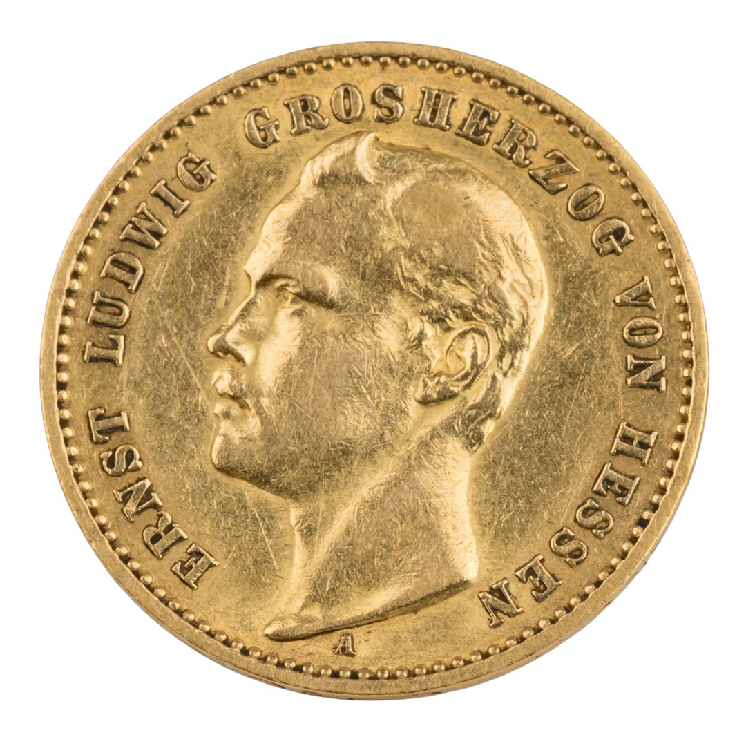 Deutsches Kaiserreich / Grossherzogtum Hessen - 10 Mark 1893/A Ernst Ludwig