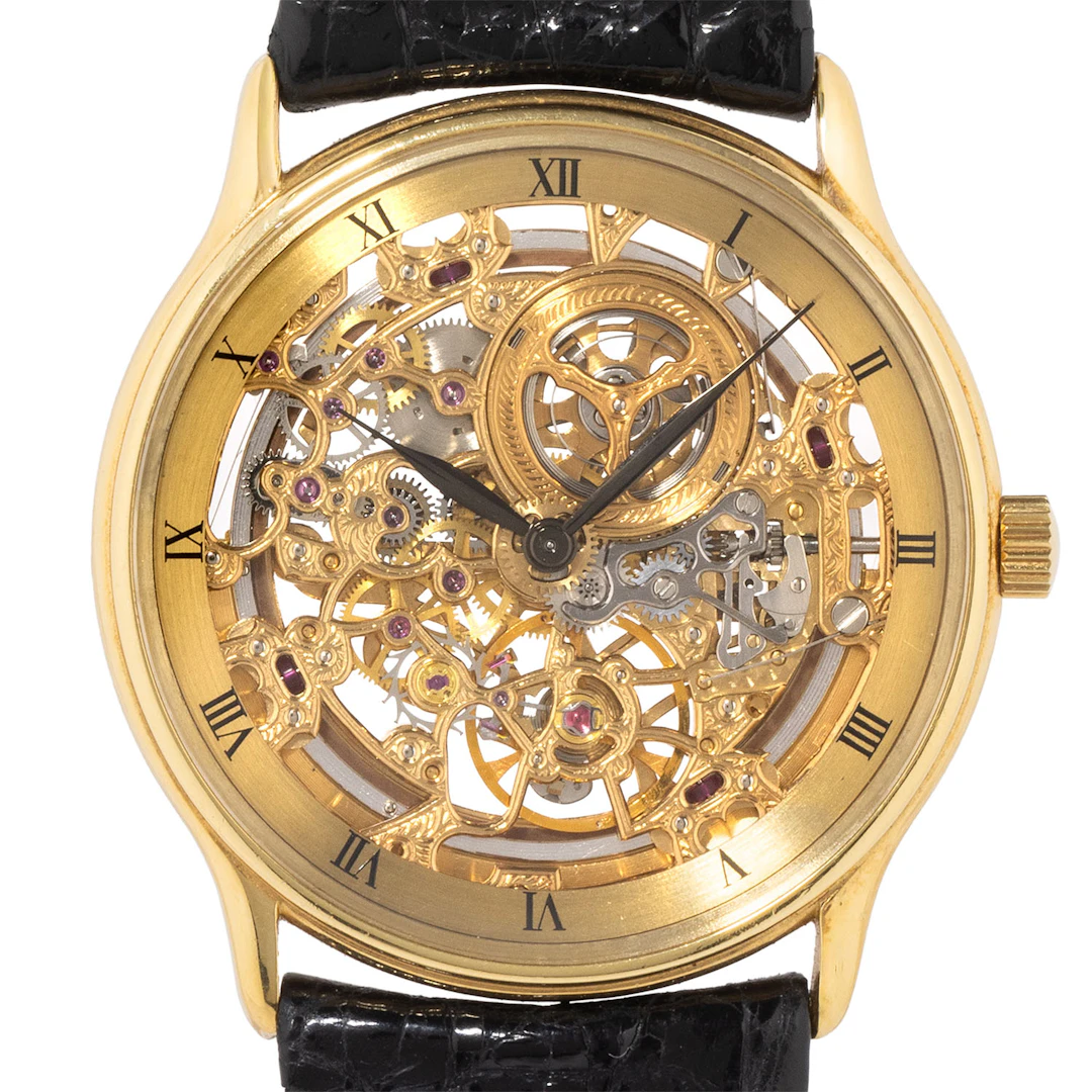 AUDEMARS PIGUET extraflache Vintage "Skelett" Herrenuhr, Ref. 14232BA.