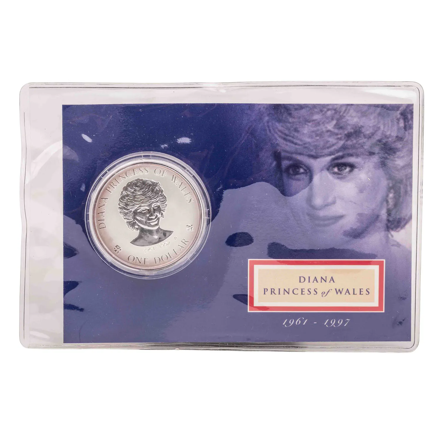 Cook Inseln/SILBER 1 Dollar 1997 "Diana"