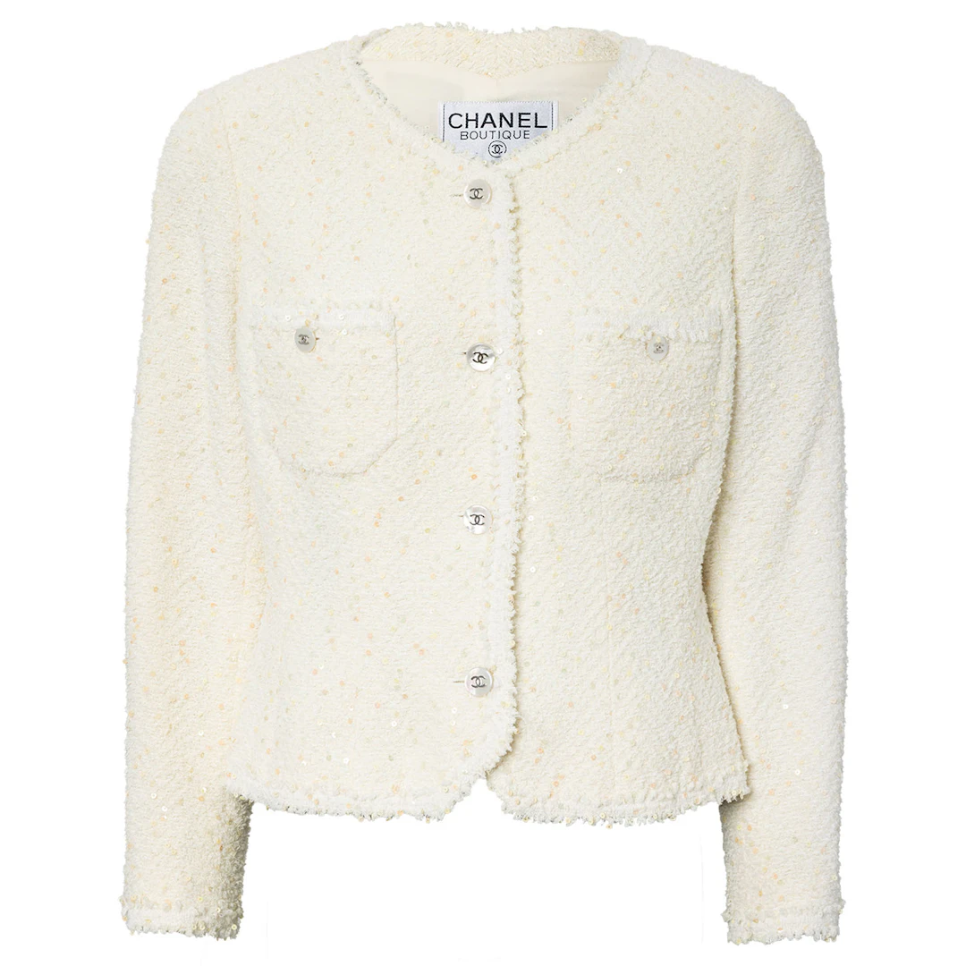 CHANEL BOUTIQUE VINTAGE Jacke, Gr. ca. 38/40, Koll.: P1997.