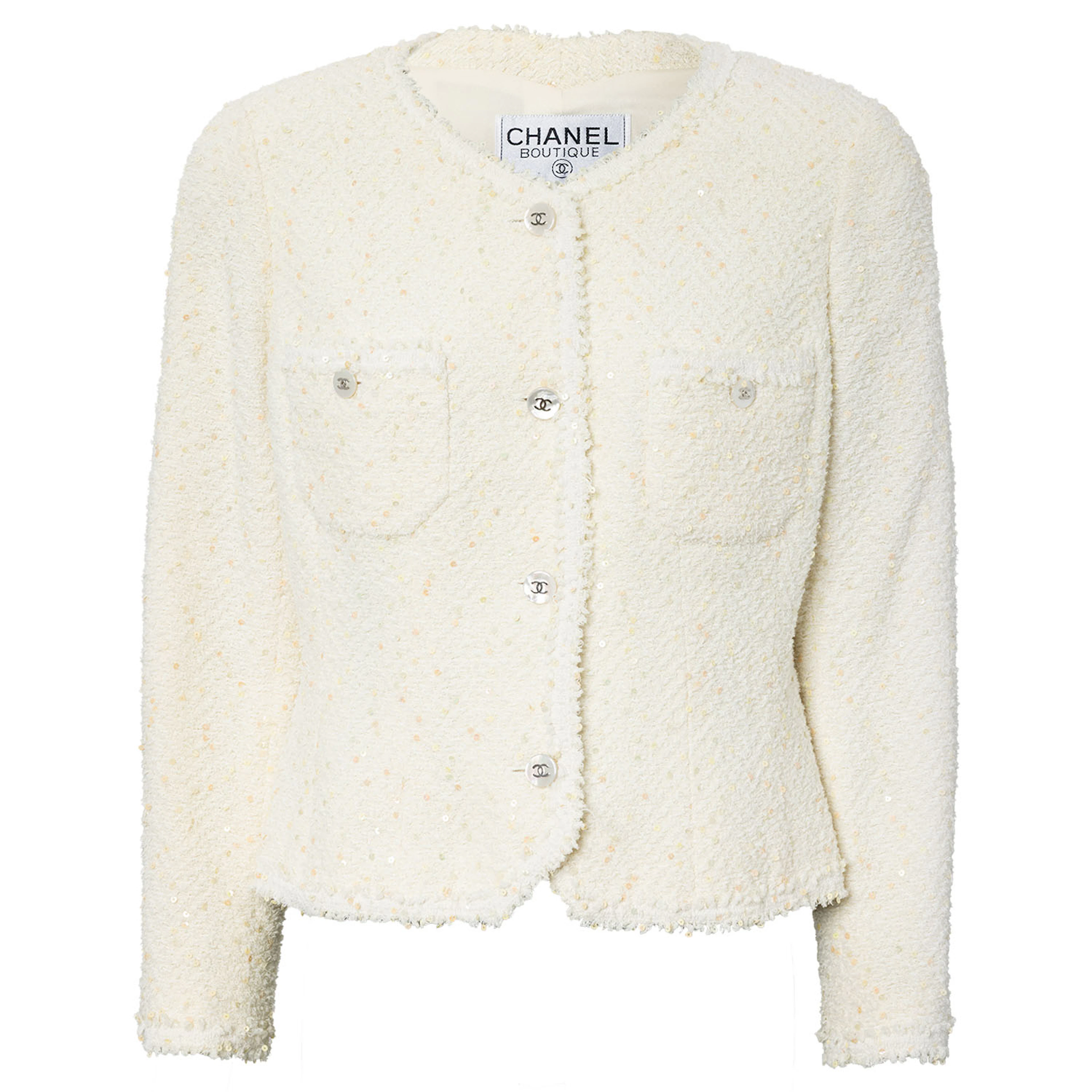 CHANEL BOUTIQUE VINTAGE Jacke, Gr. ca. 38/40, Koll.: P1997.