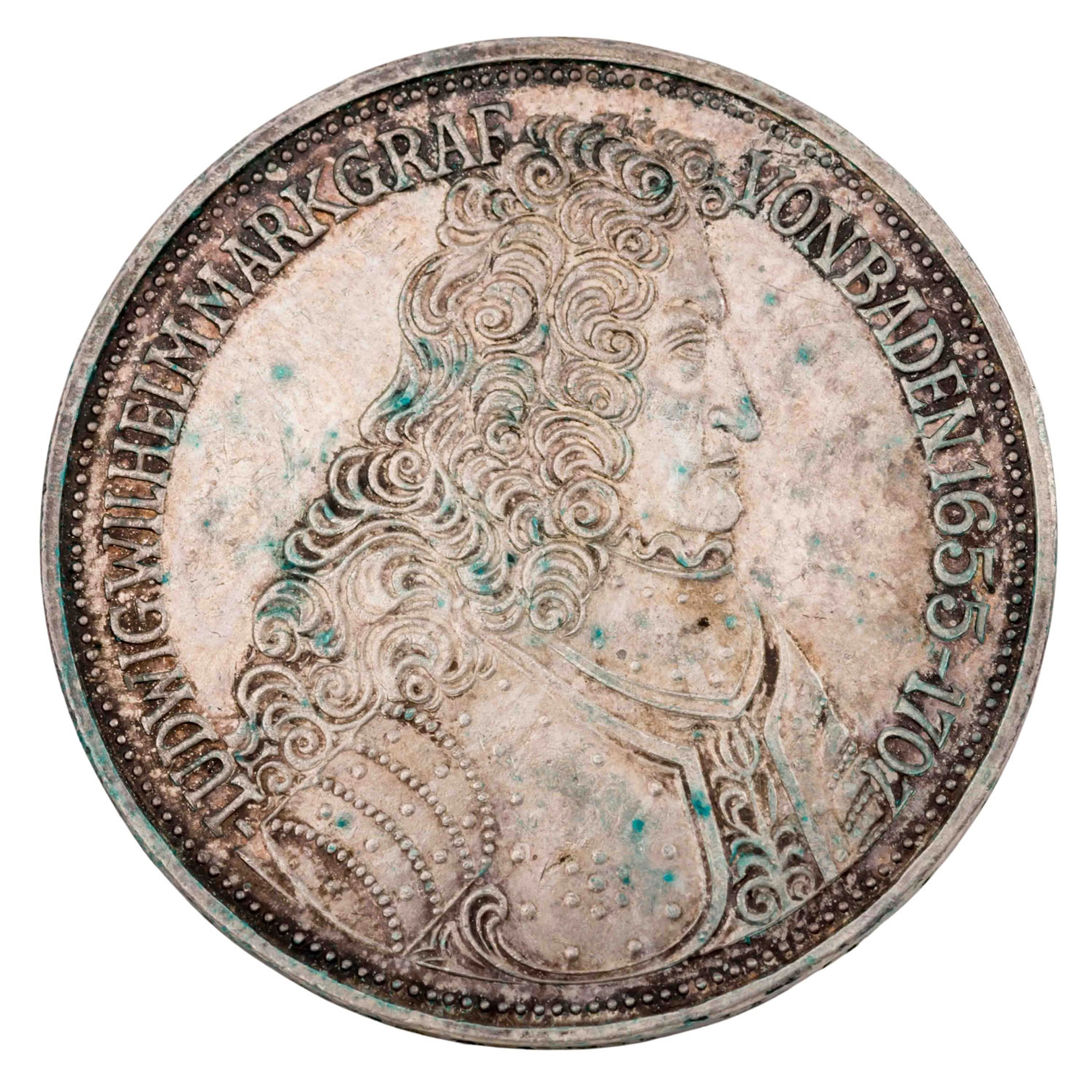 BRD/SILBER – 5 DM 1955/G, Markgraf von Baden