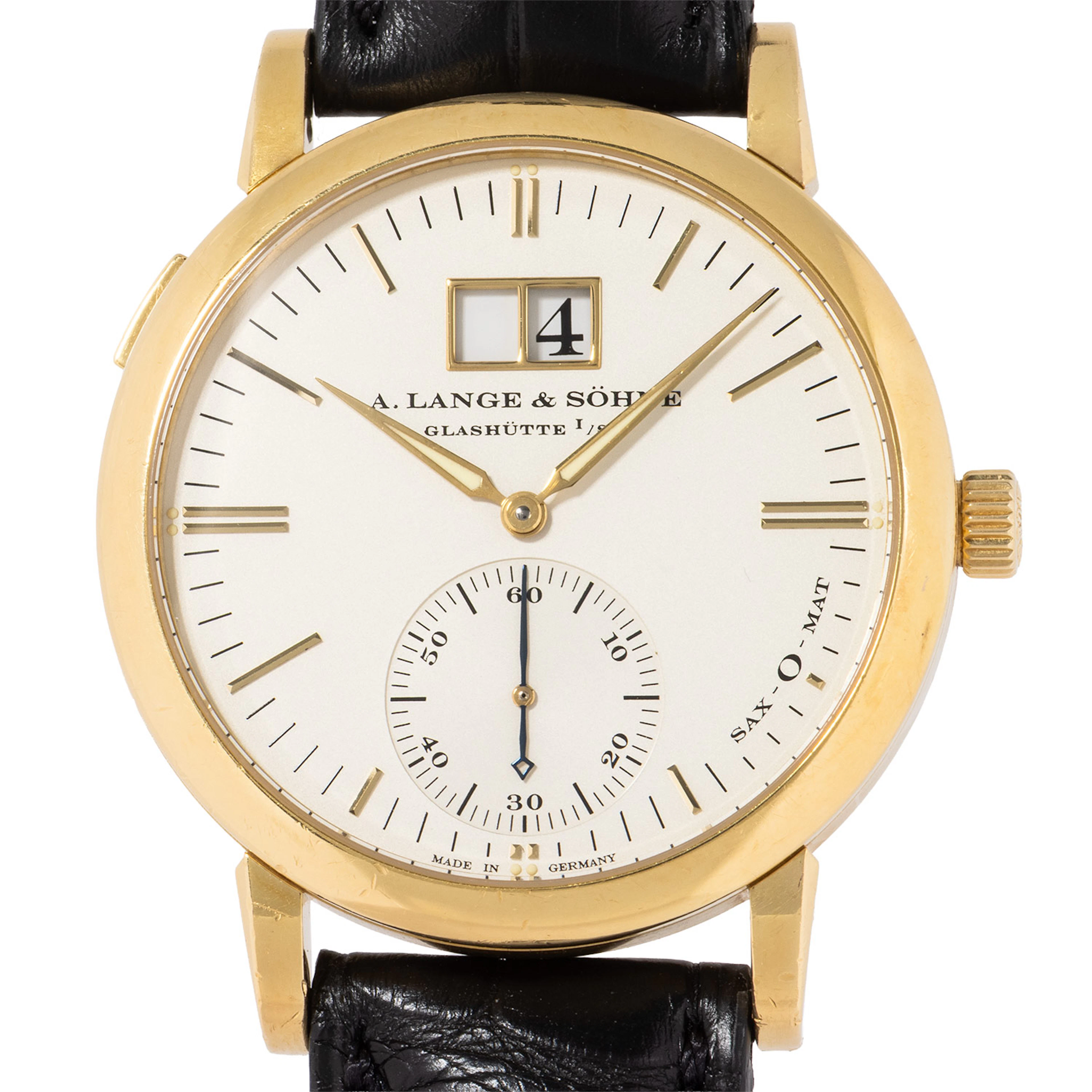 A. LANGE & SÖHNE Neo-Vintage Langematik "Sax-O-Mat" Herrenuhr, Ref.