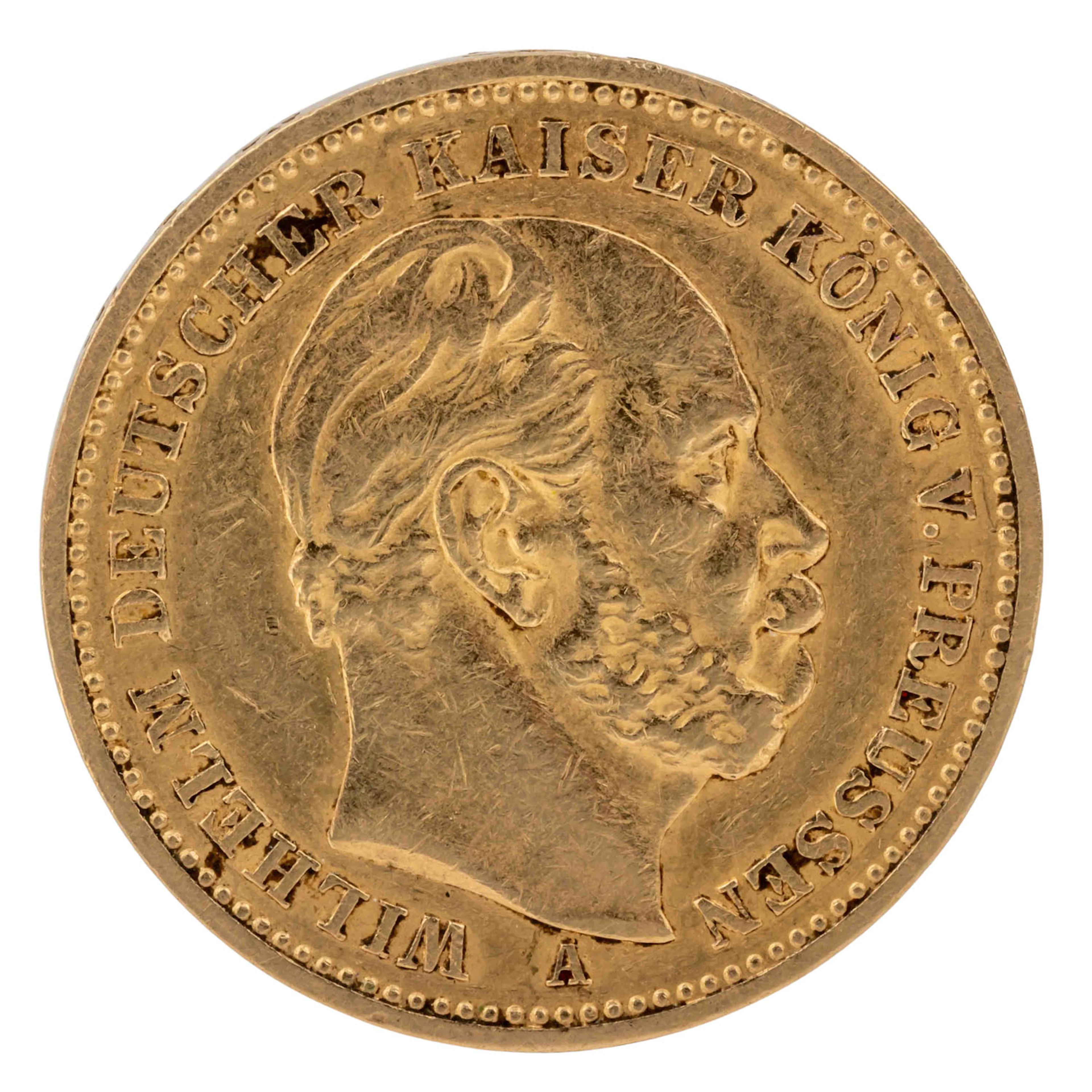 Preußen/GOLD – 20 Mark 1884/A, Wilhelm I.