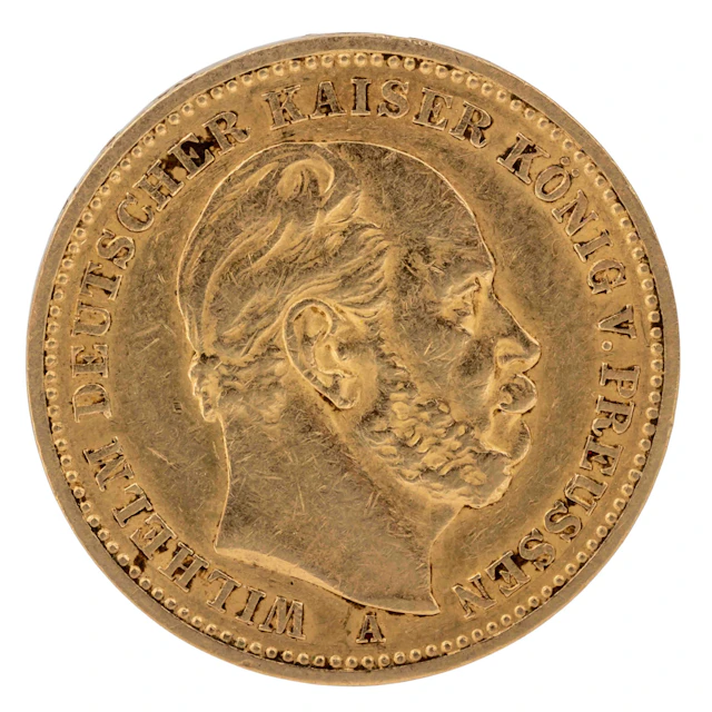 Preußen/GOLD – 20 Mark 1884/A, Wilhelm I.