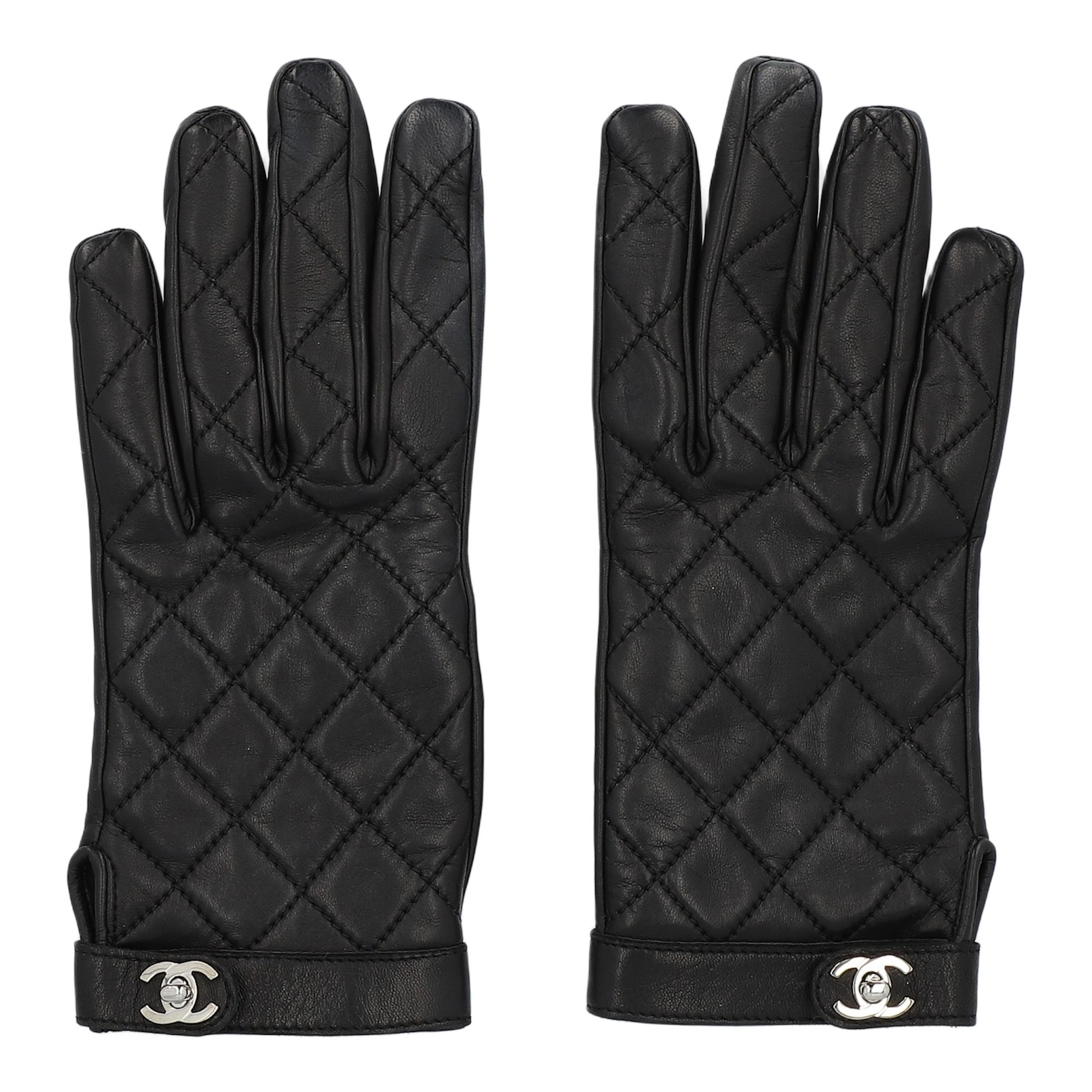CHANEL Handschuhe, Gr. 7.