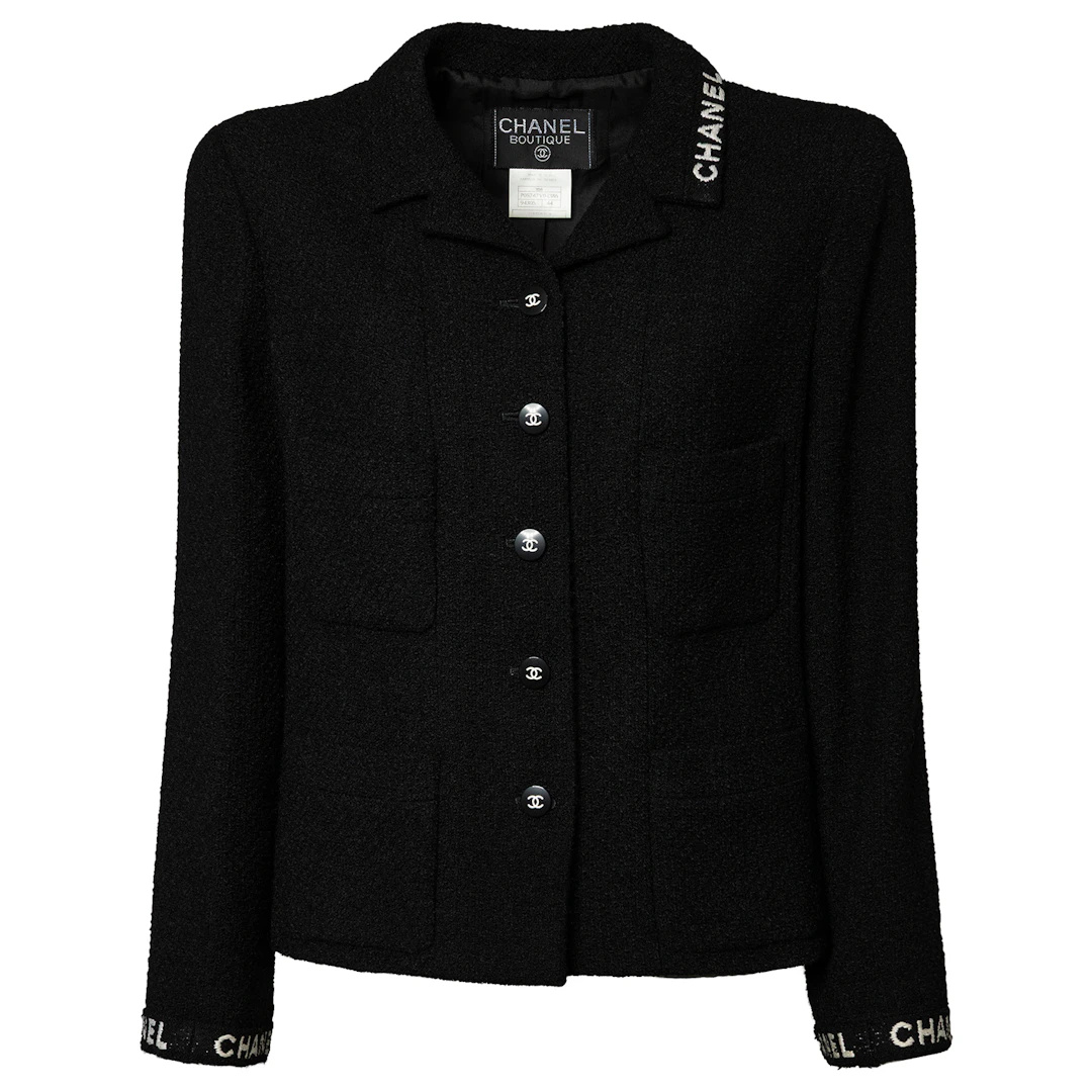 CHANEL BOUTIQUE VINTAGE Jacke, Gr. ca. 38, Koll.: A 1995.