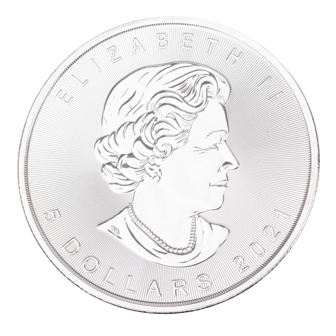 Kanada /SILBER - 1 Unze Maple Leaf, 5 Dollar 2021
