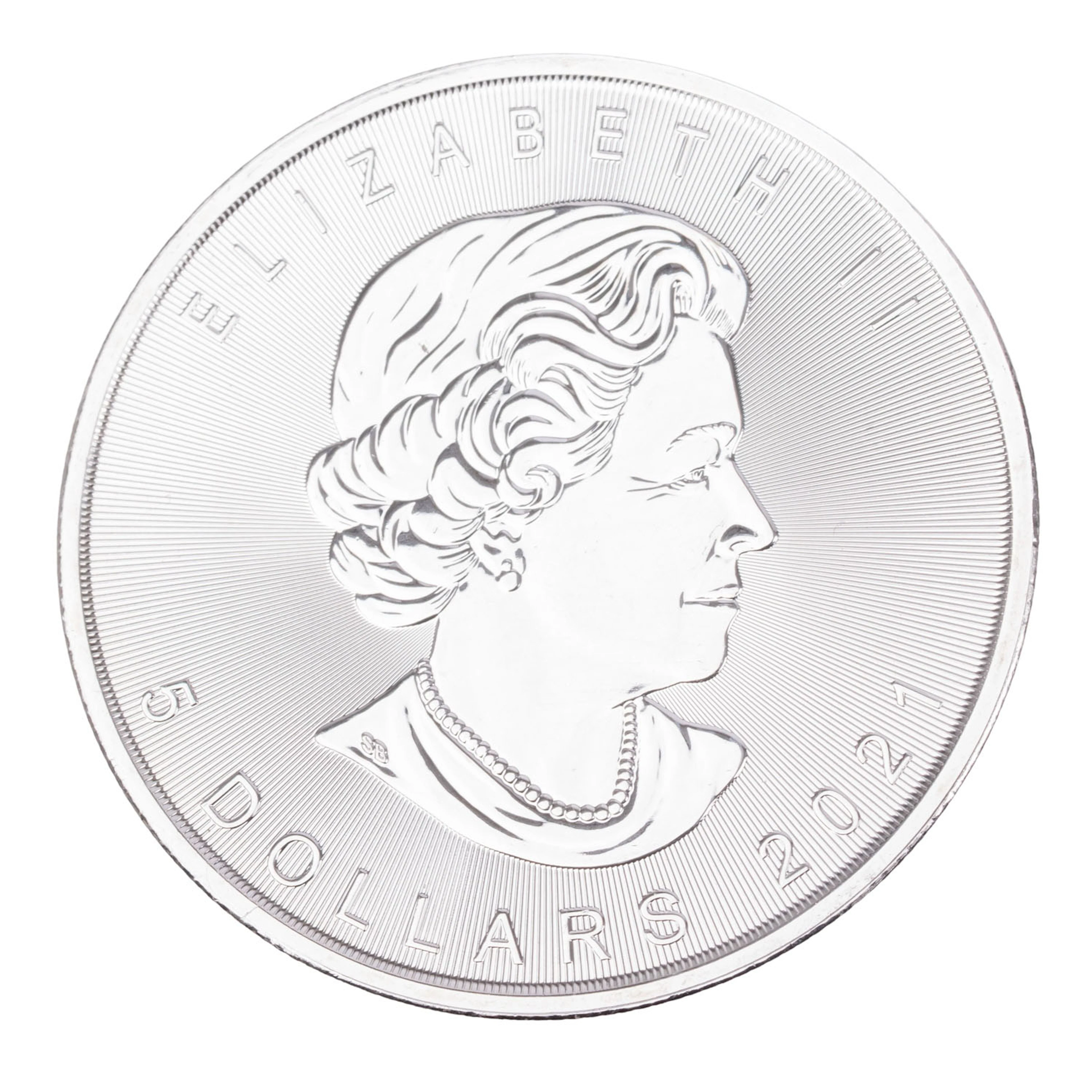 Kanada /SILBER - 1 Unze Maple Leaf, 5 Dollar 2021