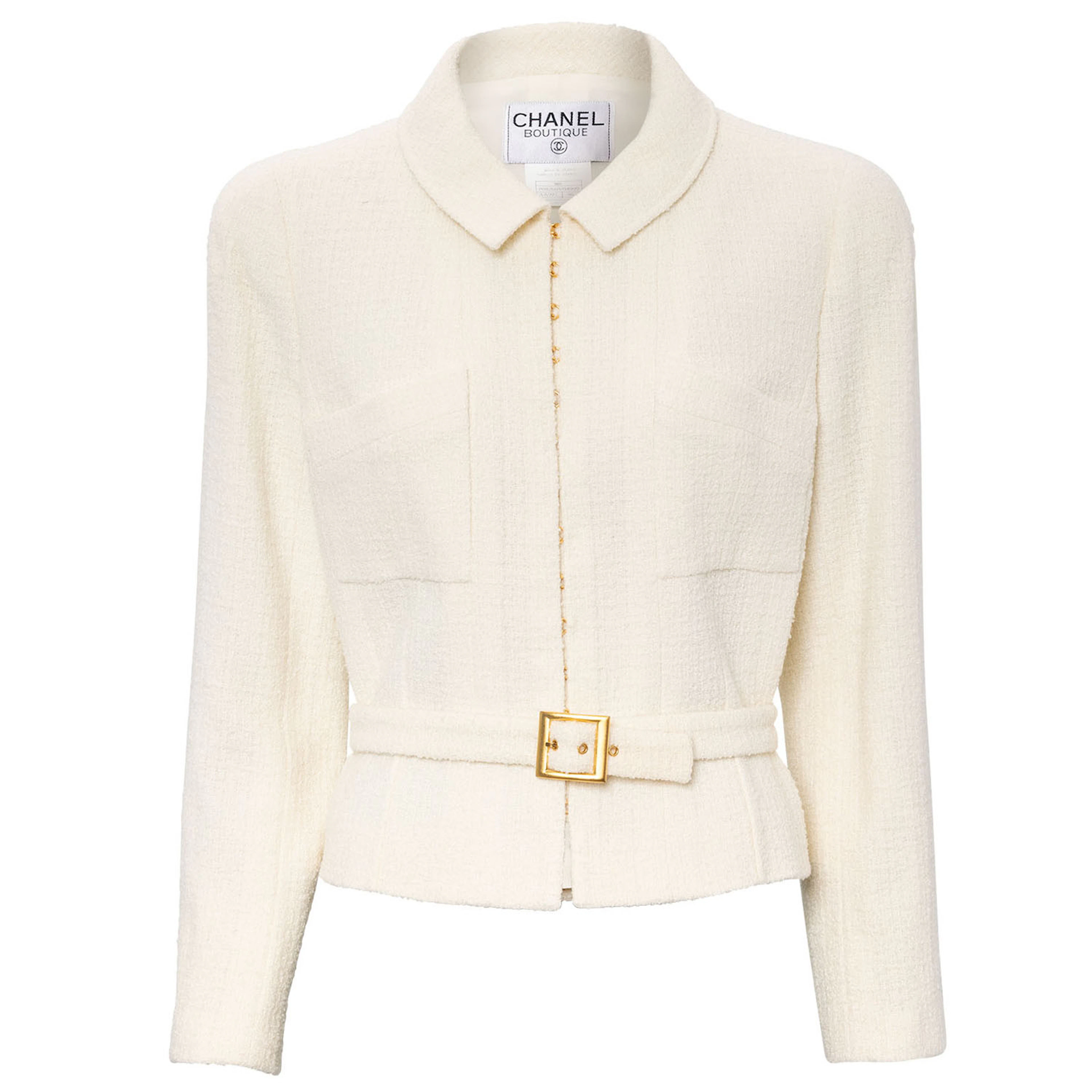 CHANEL BOUTIQUE VINTAGE Jacke, Gr. ca. 38/40, Koll.: A1996.