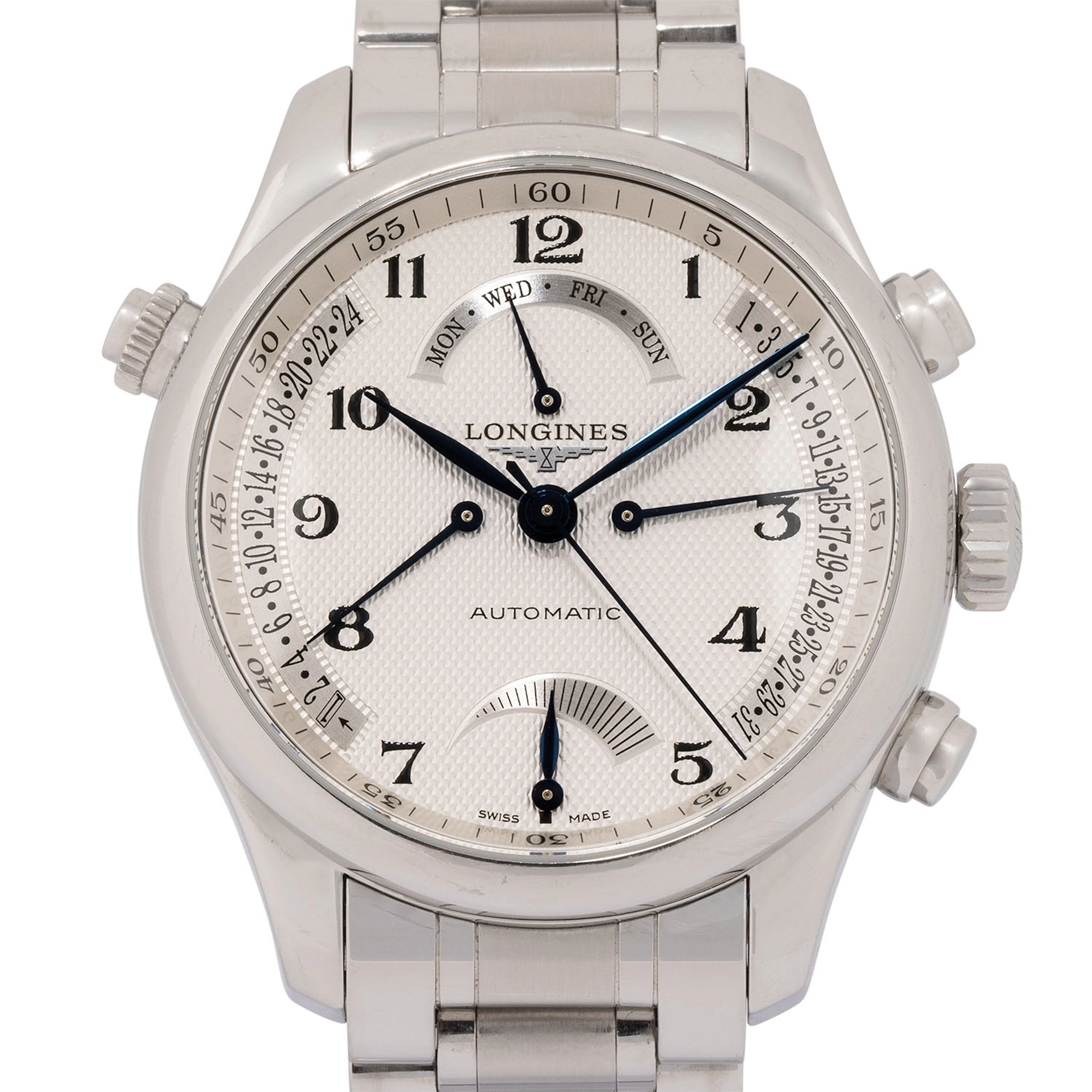 LONGINES Master Collection Retrograde Ref. L2.714.4.70.6 mit Papieren, 2009.