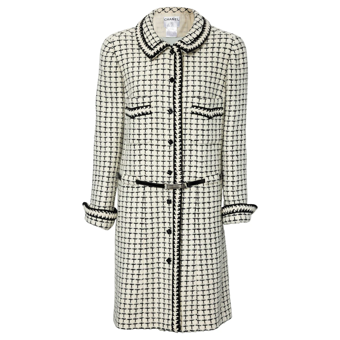 CHANEL BOUTIQUE VINTAGE Mantel, Gr. 38/40, Koll.: A2000.