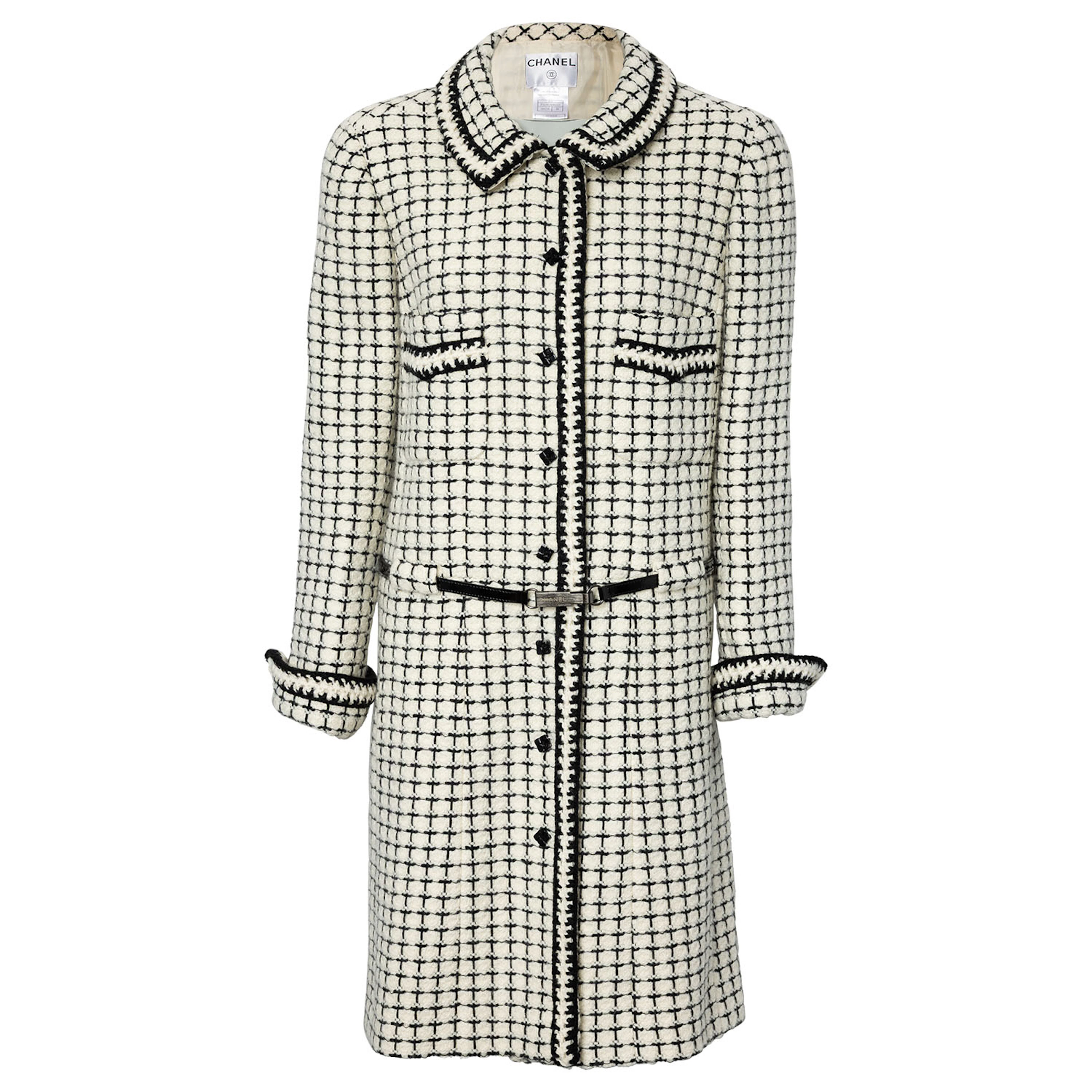 CHANEL BOUTIQUE VINTAGE Mantel, Gr. 38/40, Koll.: A2000.