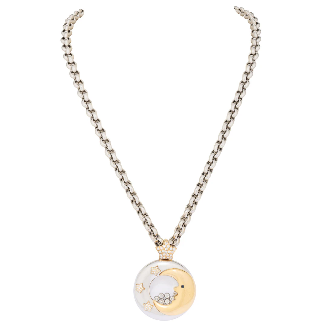 CHOPARD Anhänger "Happy Diamonds: Sonne, Mond und Sterne"