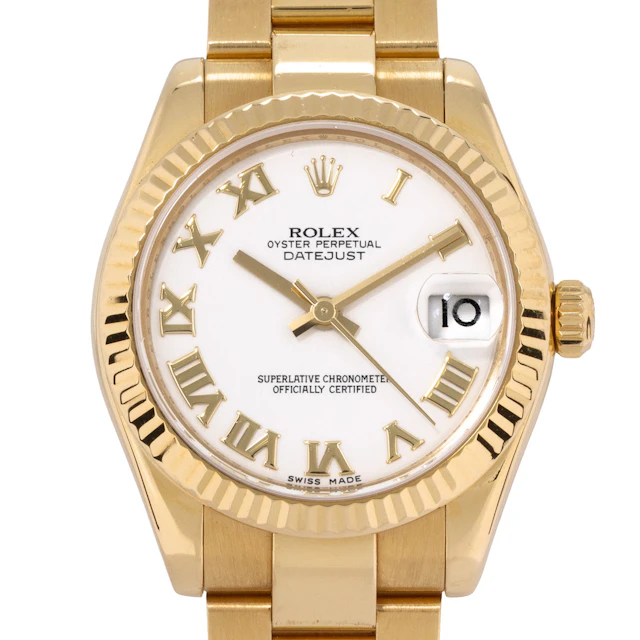 ROLEX Datejust 31 Ref 178278 "LC100" Damenuhr von 2010. Box und Papiere.