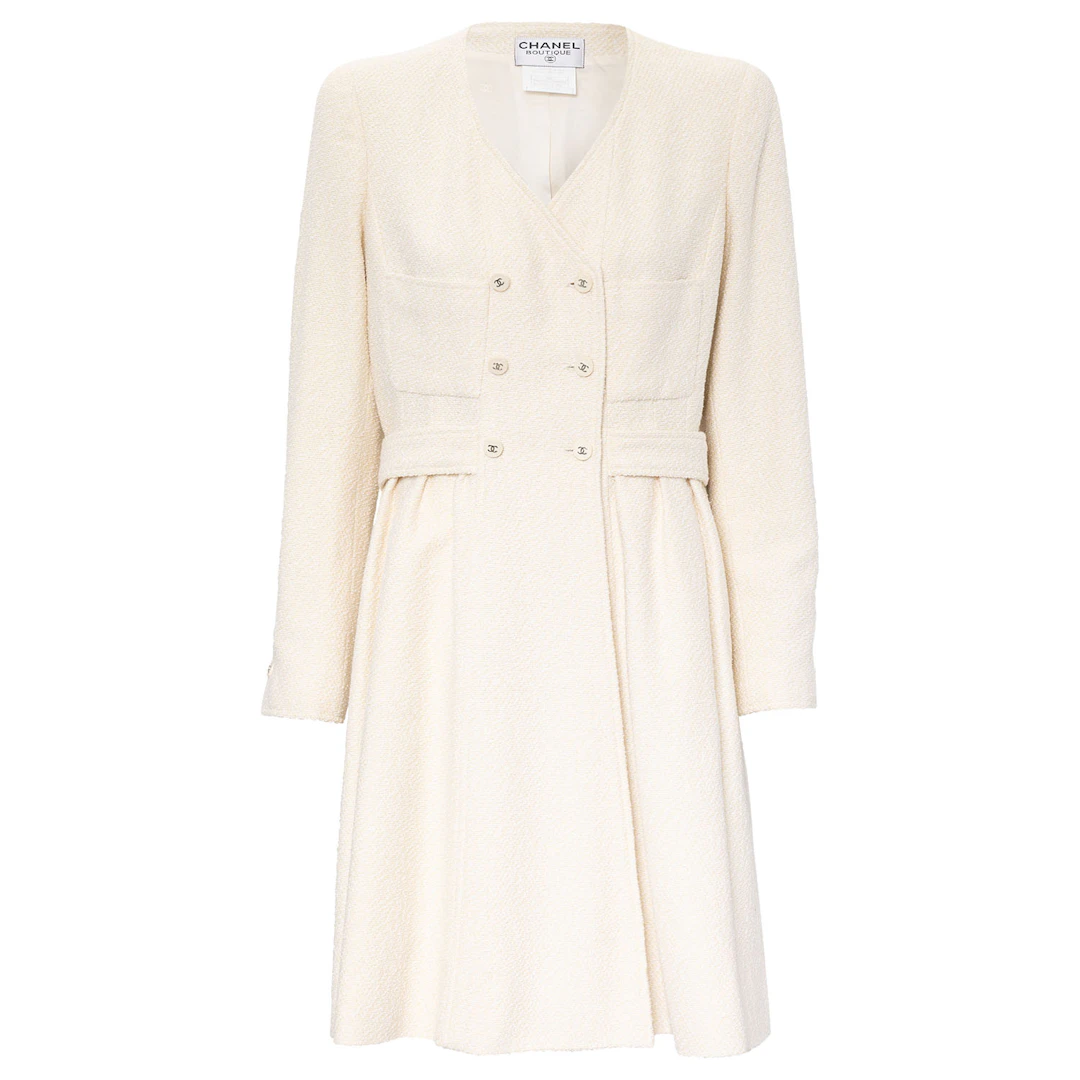 CHANEL BOUTIQUE VINTAGE Kleid, Gr. ca. 38, Koll.: P 1996.