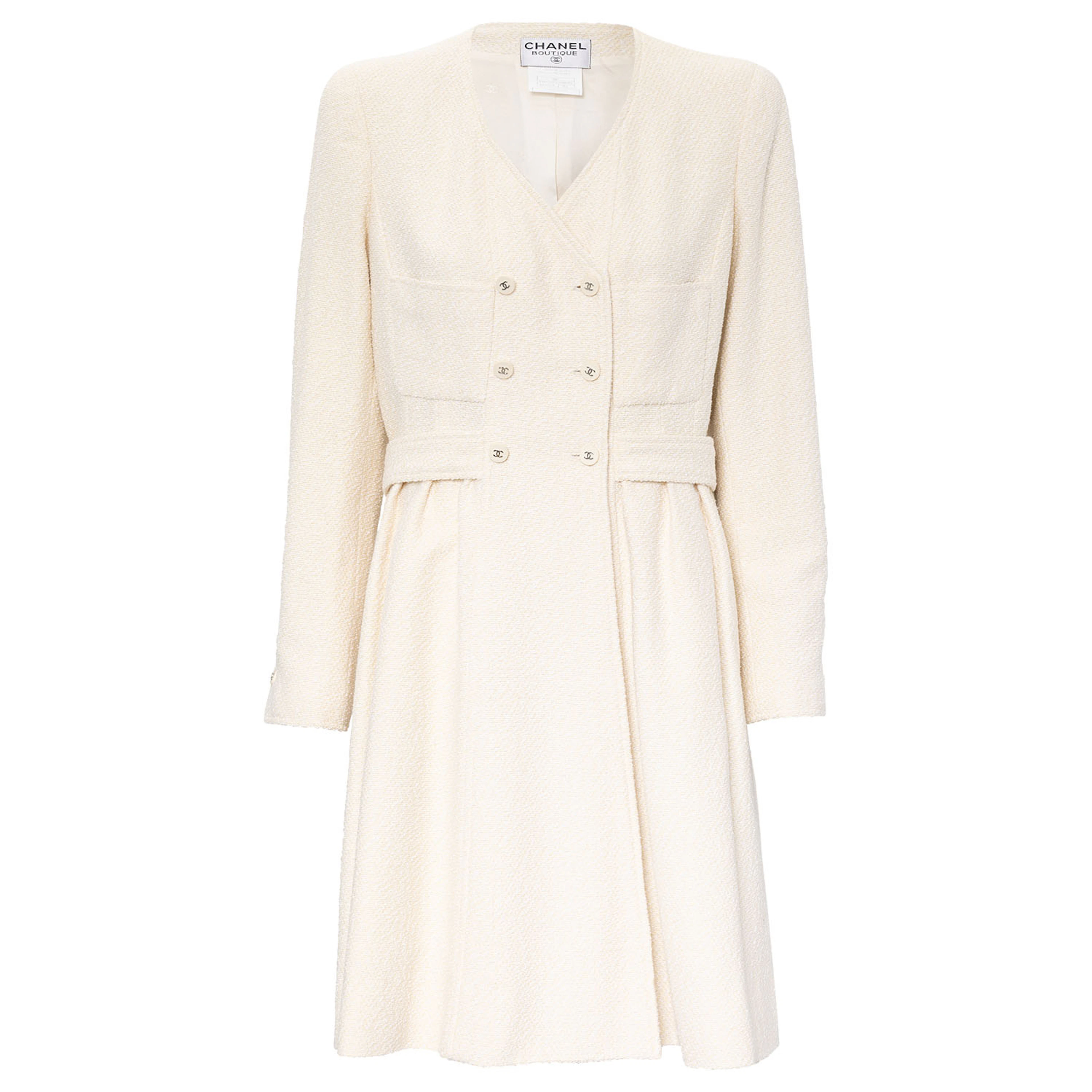 CHANEL BOUTIQUE VINTAGE Kleid, Gr. ca. 38, Koll.: P 1996.