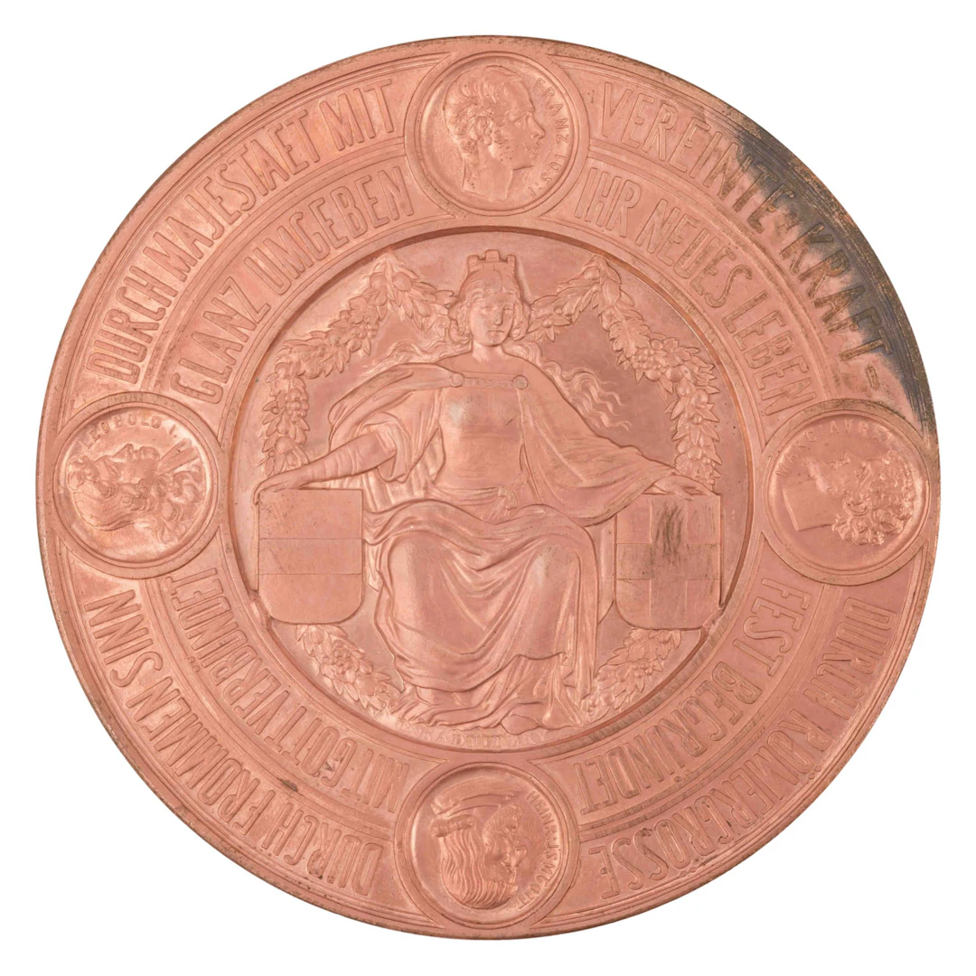 Österreich - Bronzemedaille auf die 32. Versammlung deutscher Naturforscher