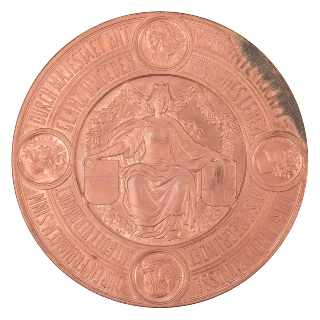 Österreich - Bronzemedaille auf die 32. Versammlung deutscher Naturforscher