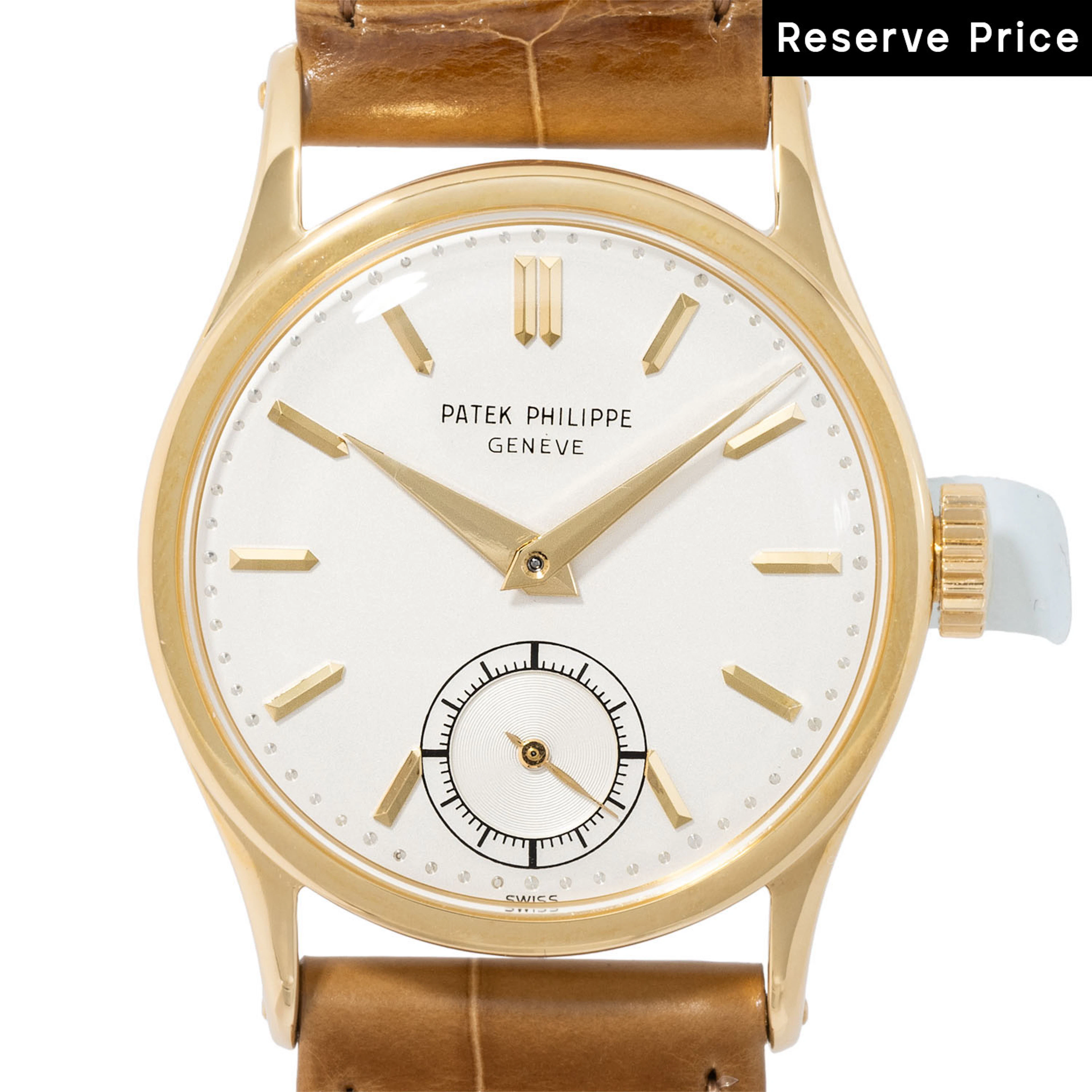 PATEK PHILIPPE seltene Calatrava "FAB. SUISSE" aus 1947, Ref. 96J.