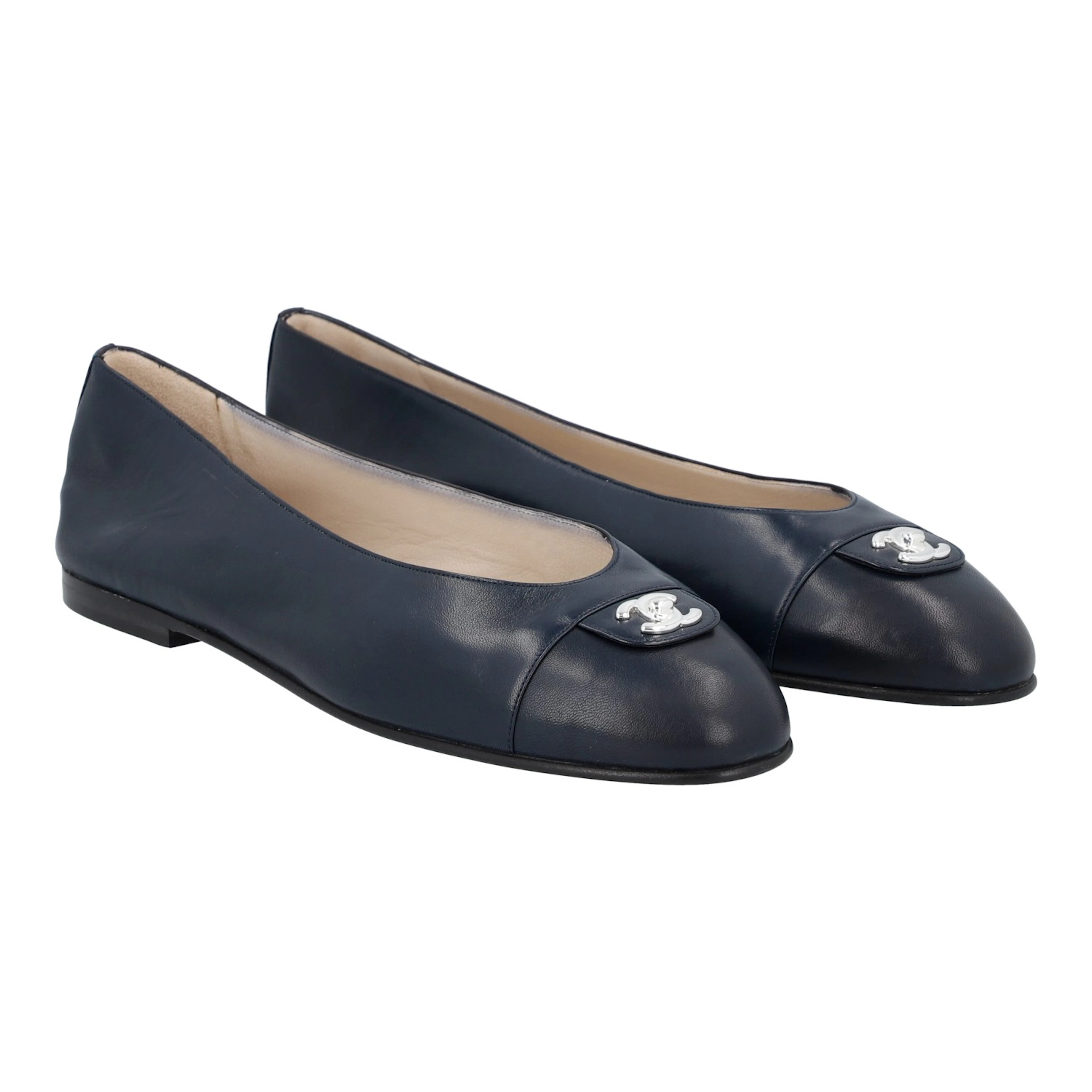 CHANEL VINTAGE Ballerinas, Gr. 38,5.