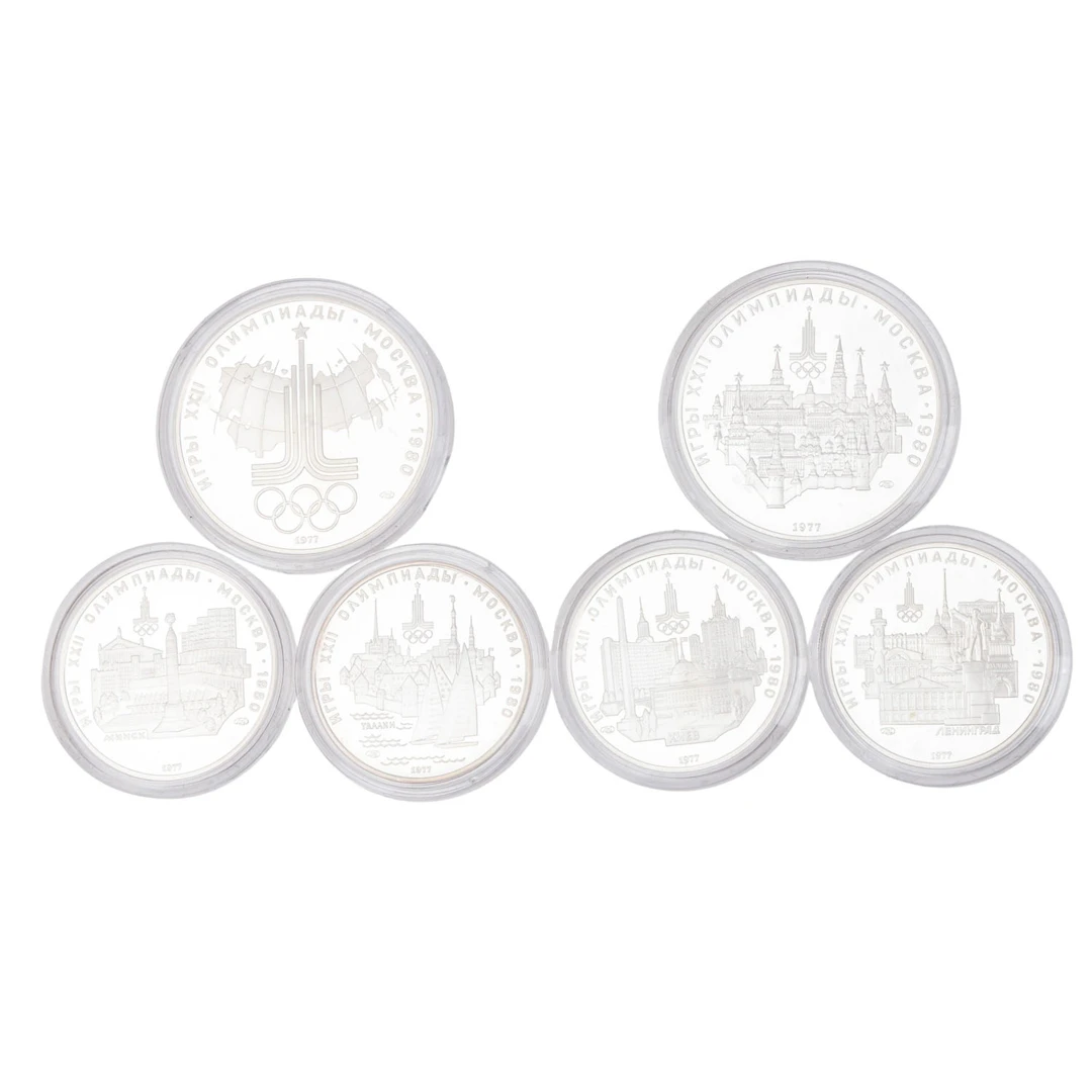 Russland/SILBER - Olympische Spiele Moskau 1980 Set
