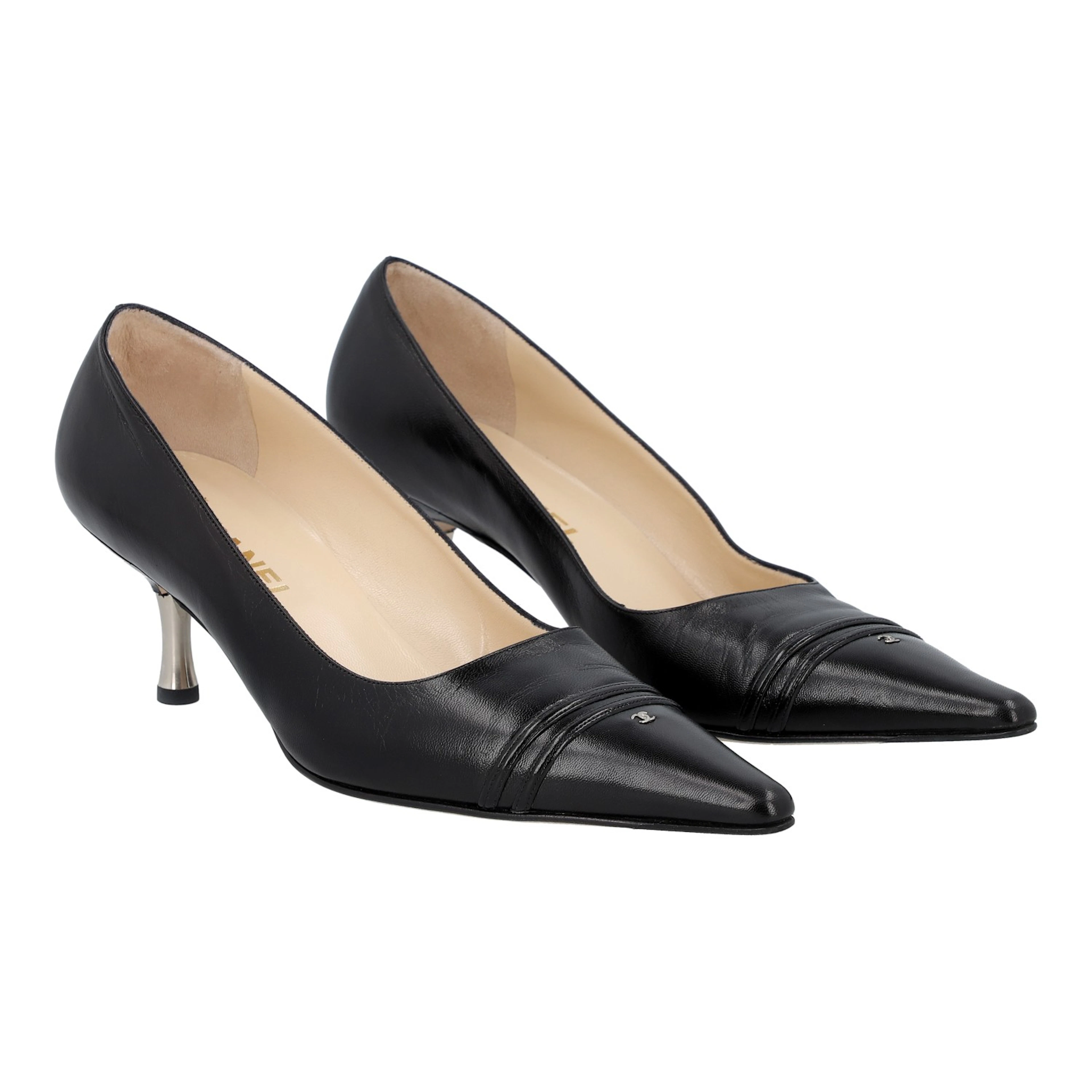 CHANEL VINTAGE Pumps, Gr. 39.