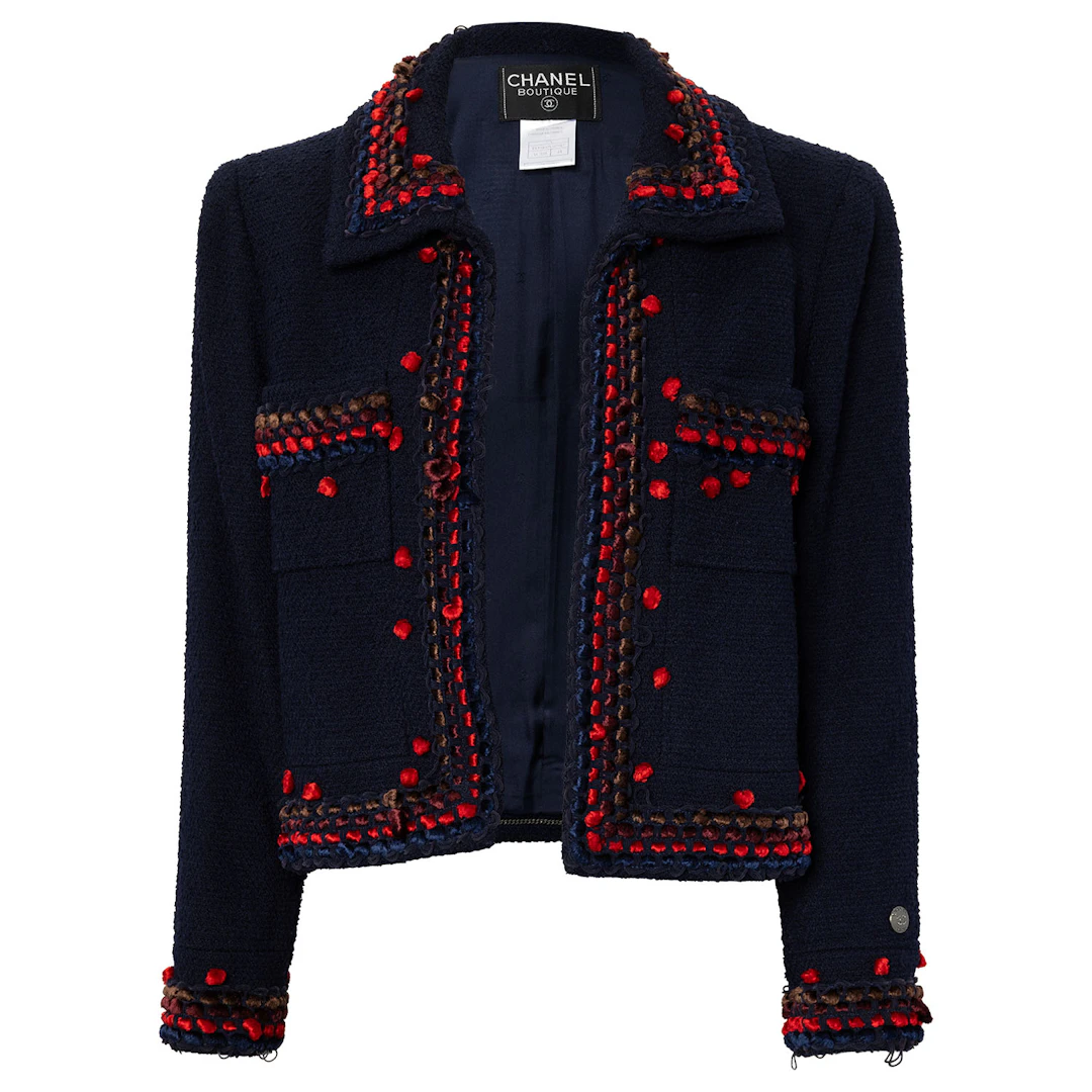 CHANEL BOUTIQUE VINTAGE Jacke, Gr. ca. 38/40, Koll.: A1997.