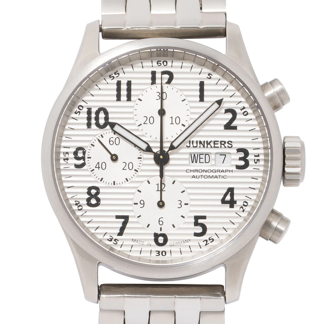 JUNKERS JU 52 Chronograph, Ref. 6218/2245 mit Box und blanko Papieren.