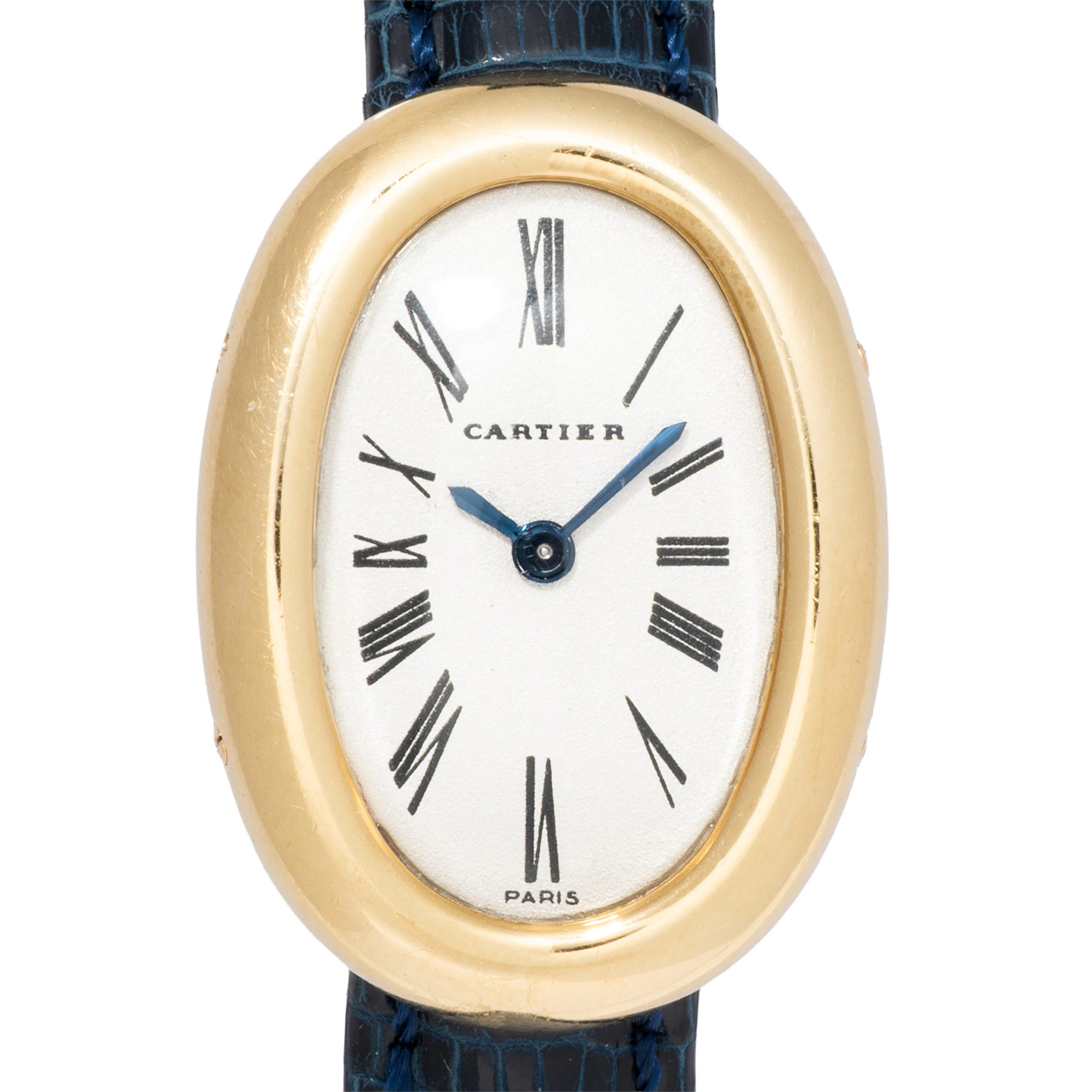 CARTIER seltene Vintage Baignore "Backwinder" Damenuhr. Ca. 1966/67
