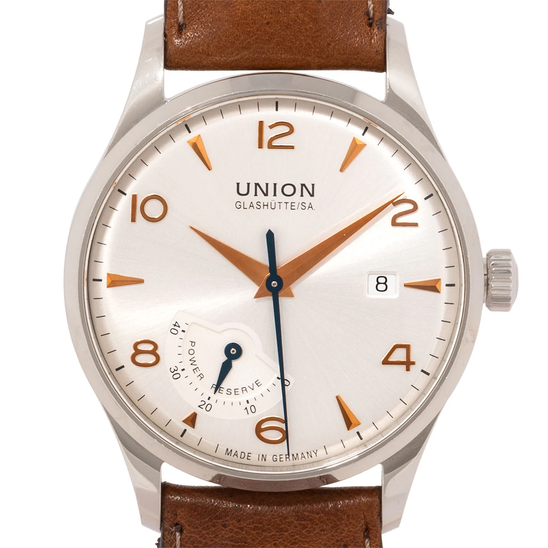 UNION GLASHÜTTE Noramis Gangreserve Ref. D005.424.16.037.01 mit Box