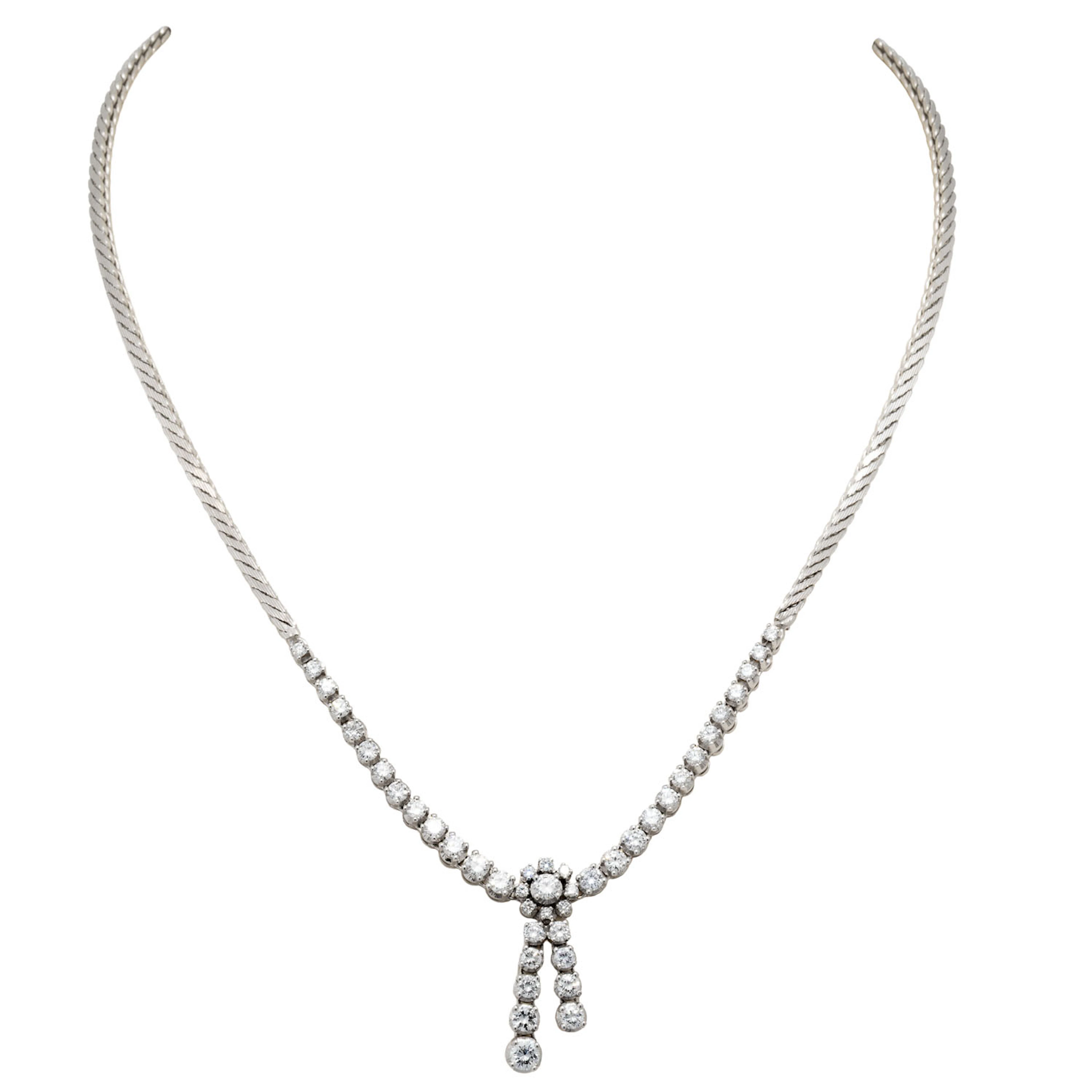 SCHILLING Collier mit Brillanten