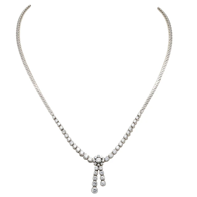 SCHILLING Collier mit Brillanten