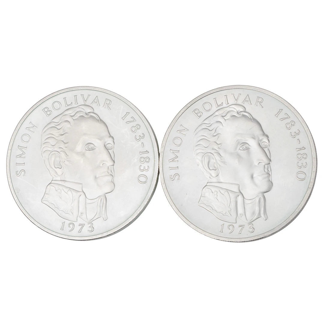 Panama/SILBER – 2 x 20 Balboas 1973