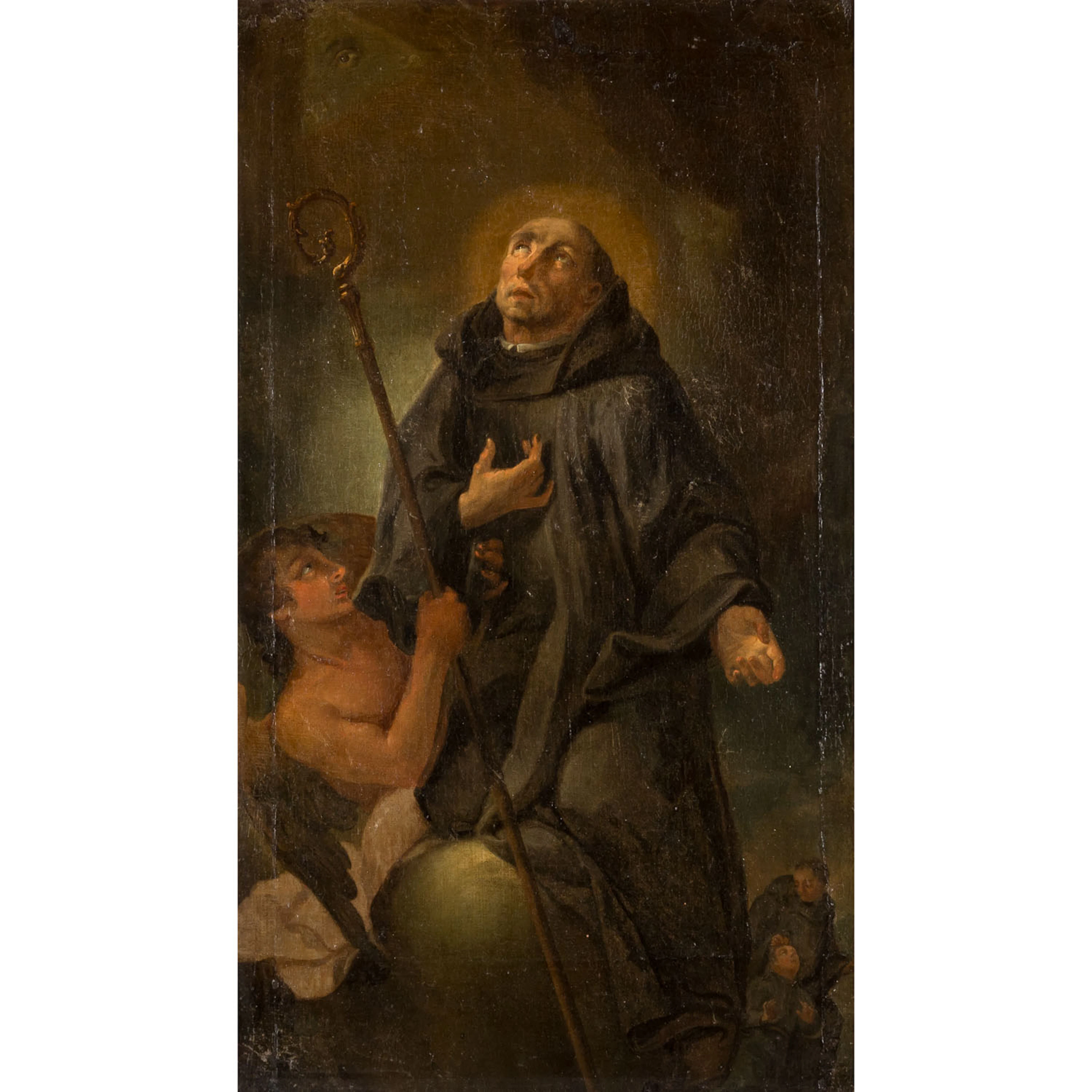 ITALIENISCHER MEISTER "Die Ekstase des Heiligen Benedikt"