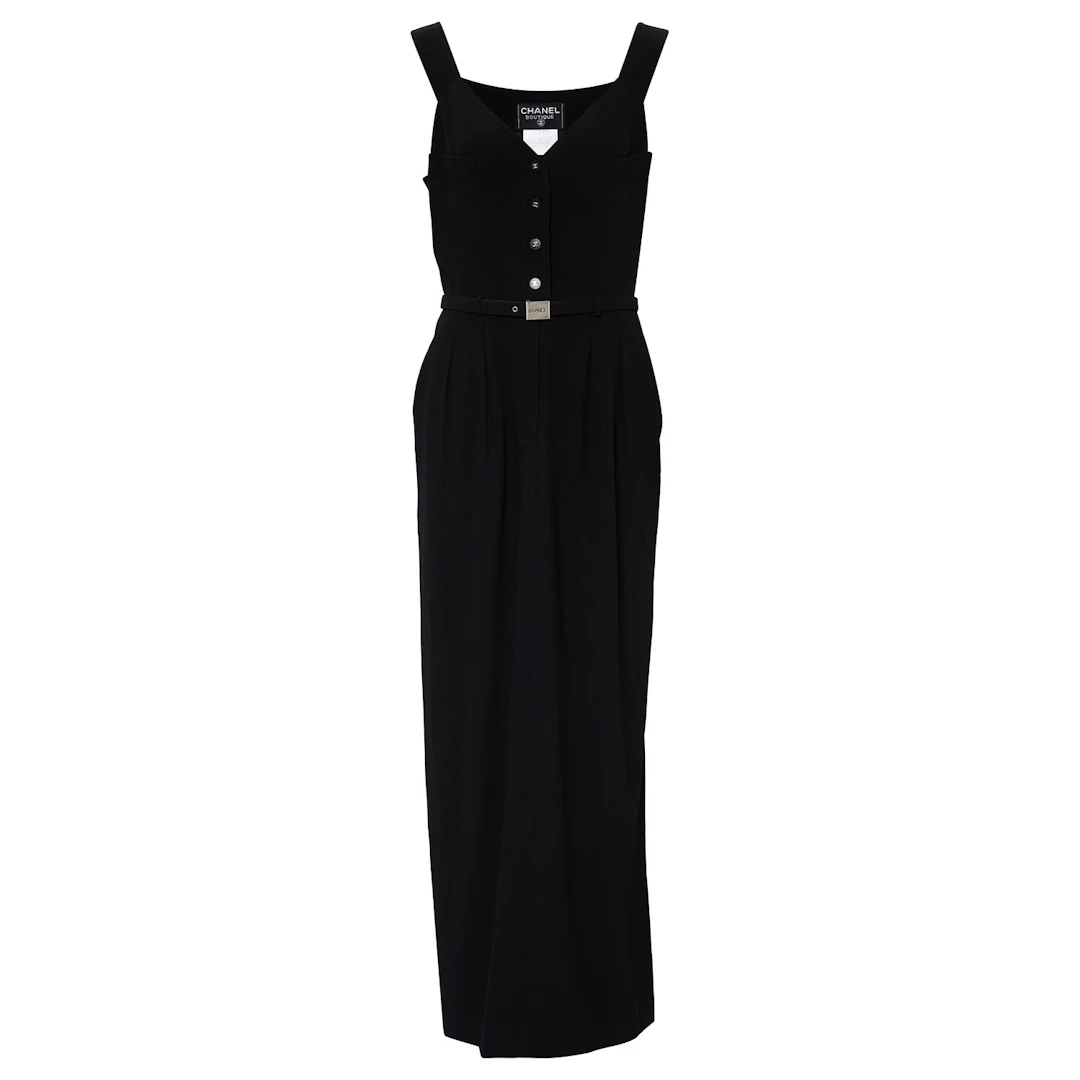 CHANEL BOUTIQUE VINTAGE Kleid, Gr. ca. 38/40, Koll.: P 1996.