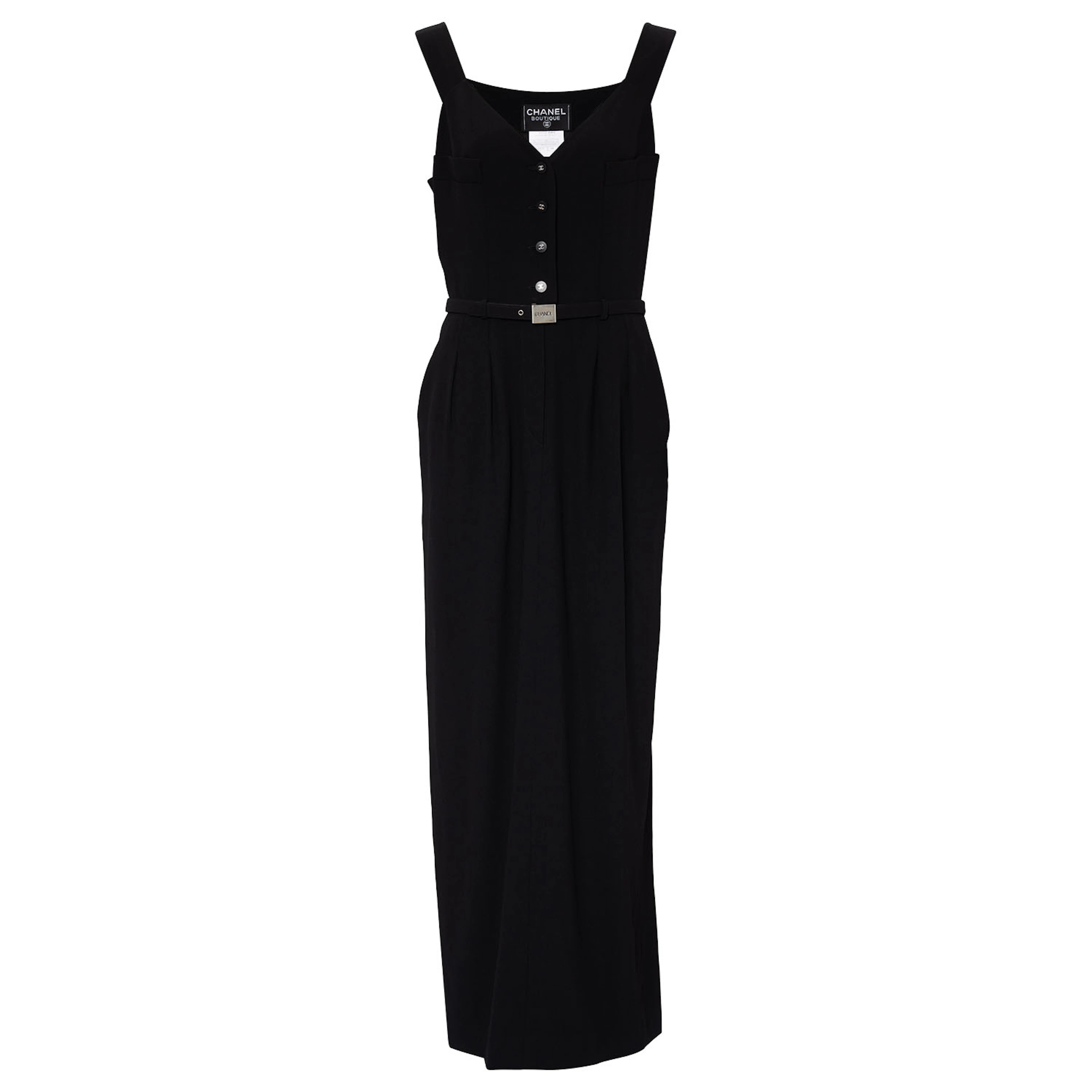 CHANEL BOUTIQUE VINTAGE Kleid, Gr. ca. 38/40, Koll.: P 1996.