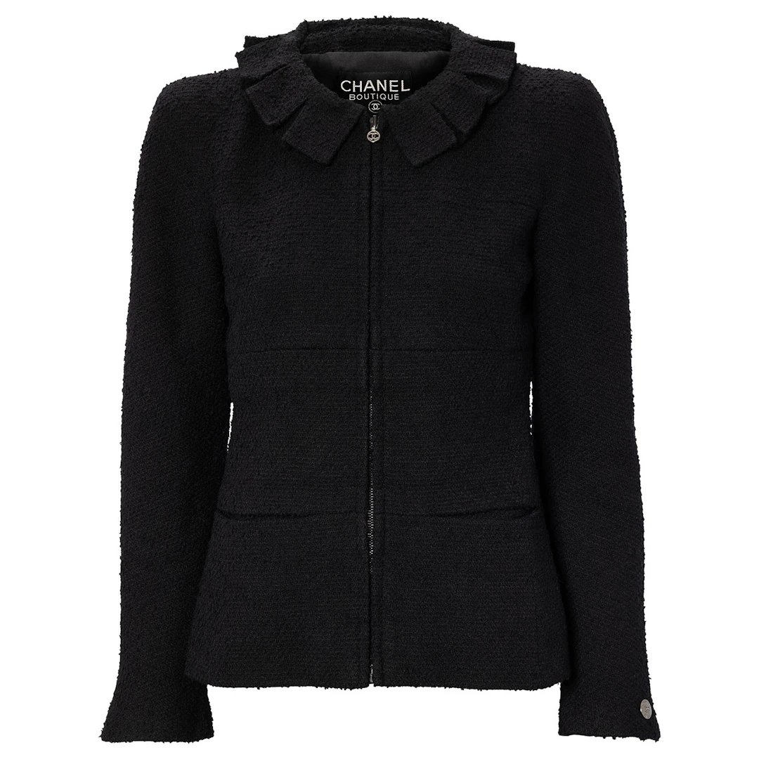 CHANEL BOUTIQUE VINTAGE Jacke, Gr. 36 (fr. 38).