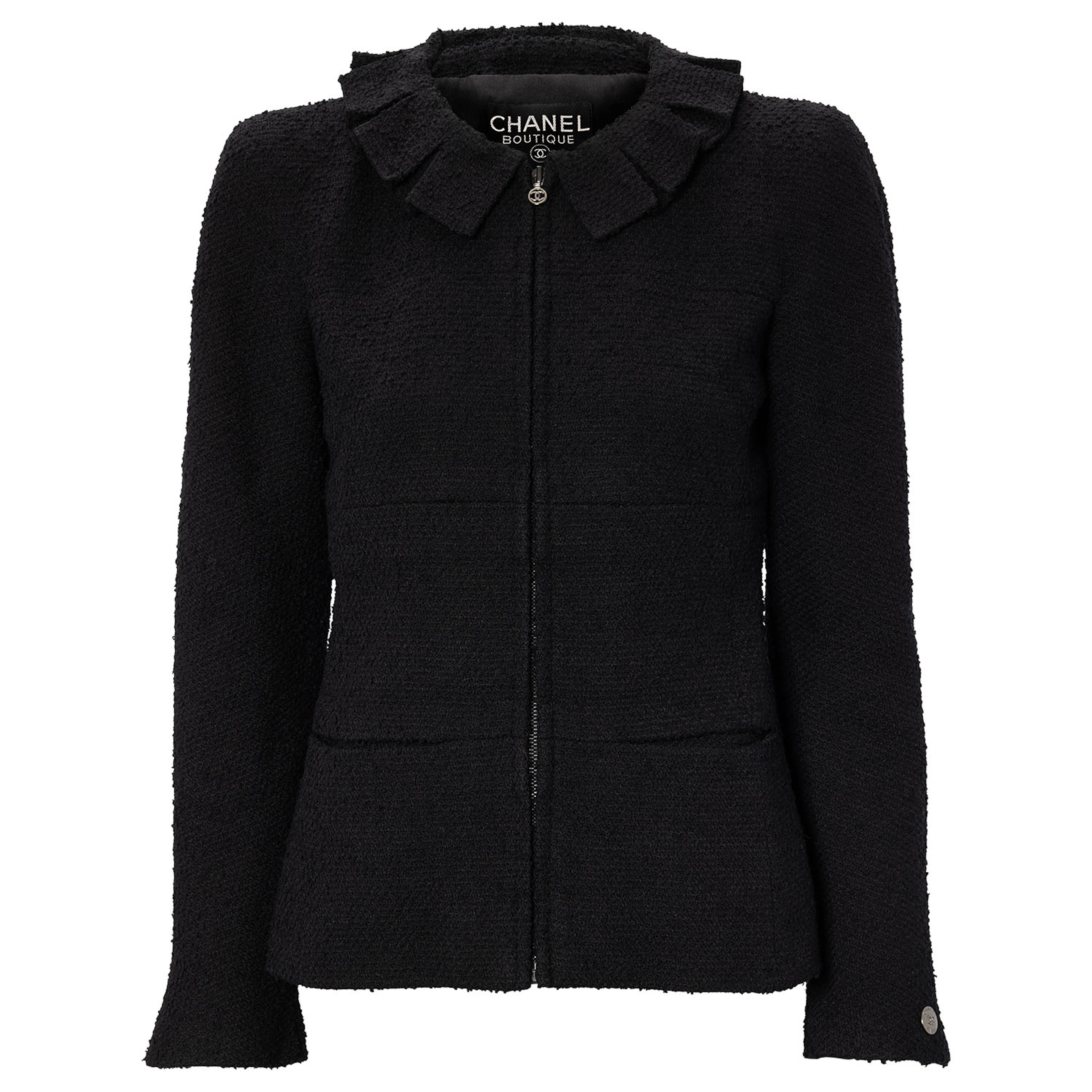 CHANEL BOUTIQUE VINTAGE Jacke, Gr. 36 (fr. 38).