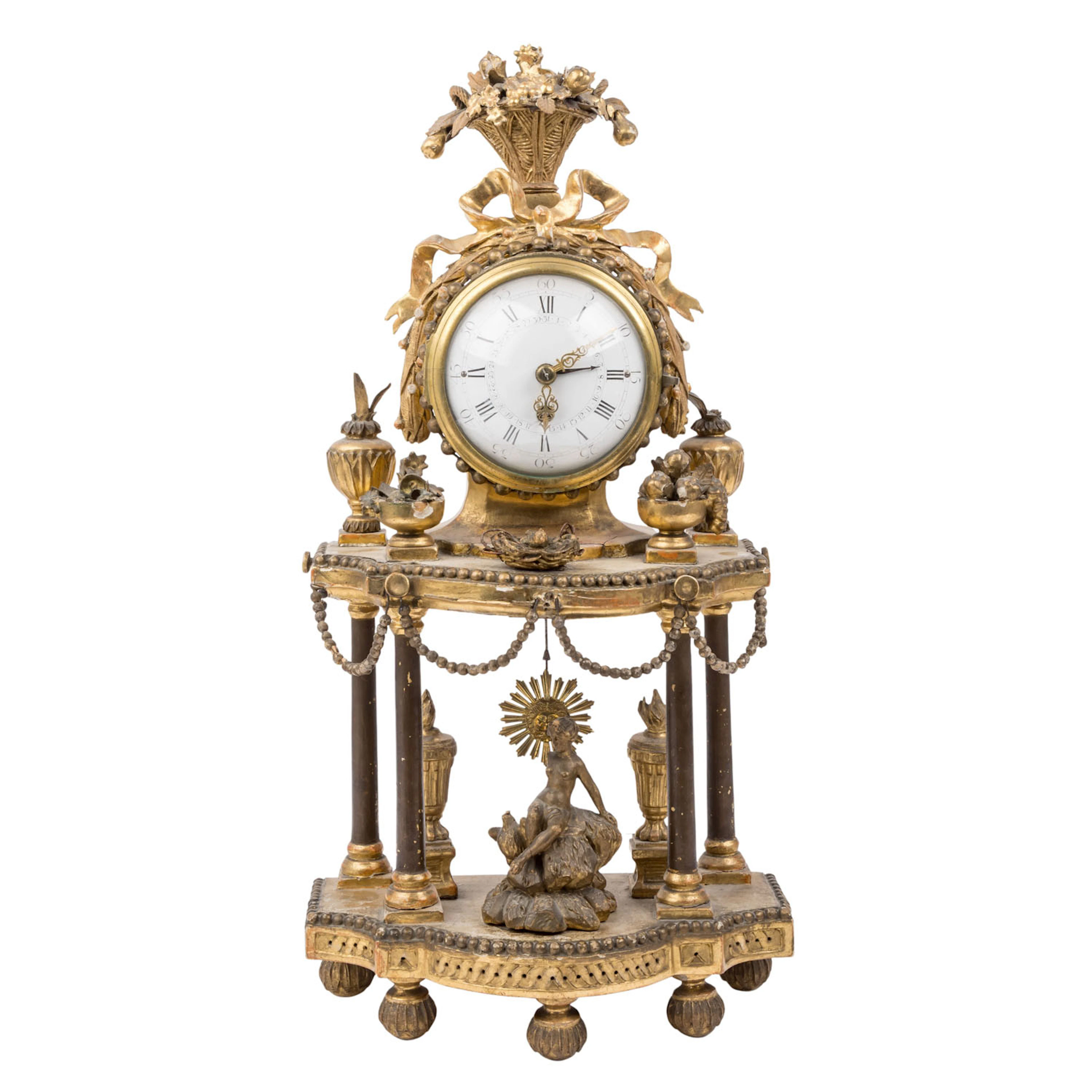JOHANNES BENDELE, SALZBURG Ende 18. Jh., Josephinische Pendule
