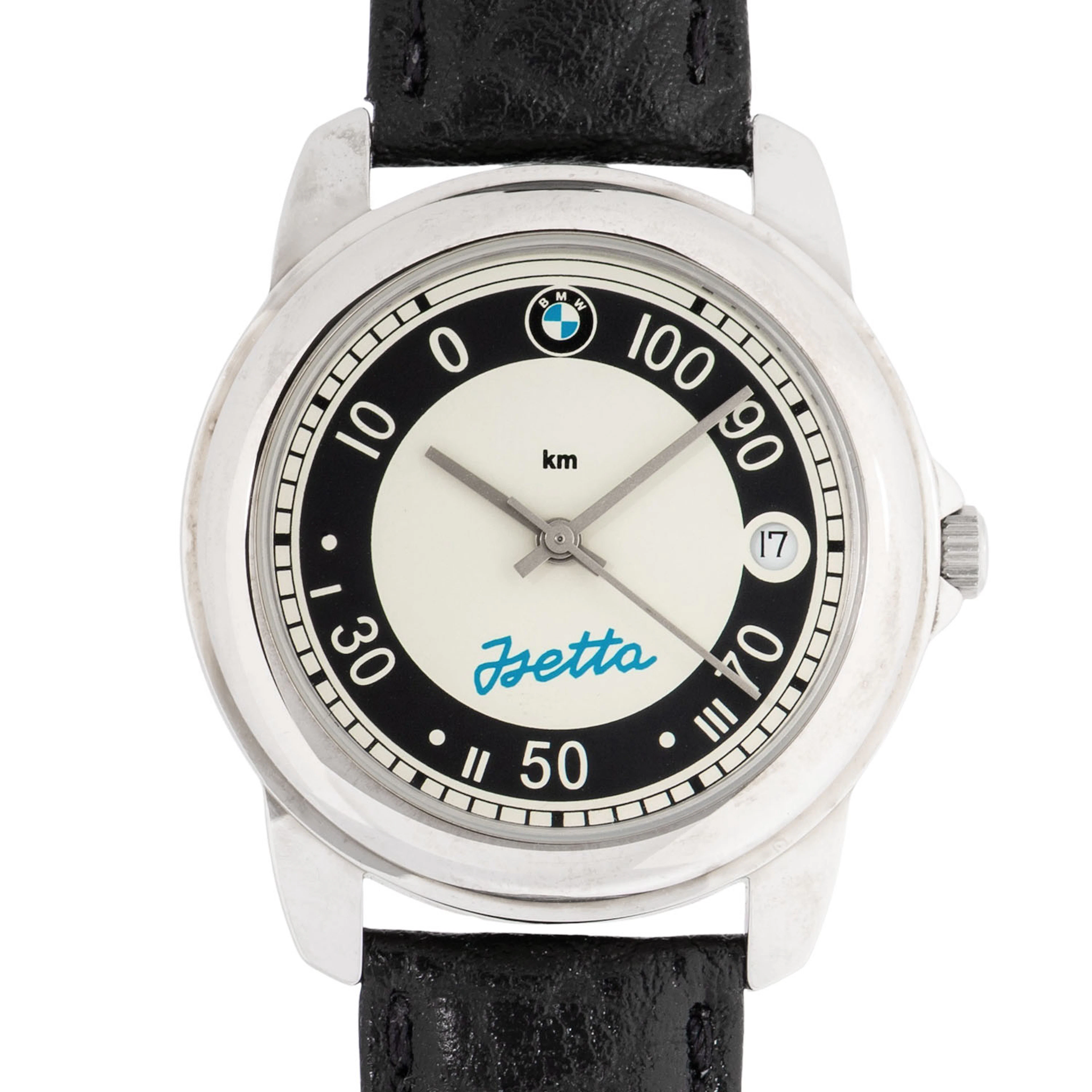BMW Isetta Tachometer Uhr mit Box und Papieren, ca. 90er Jahre.