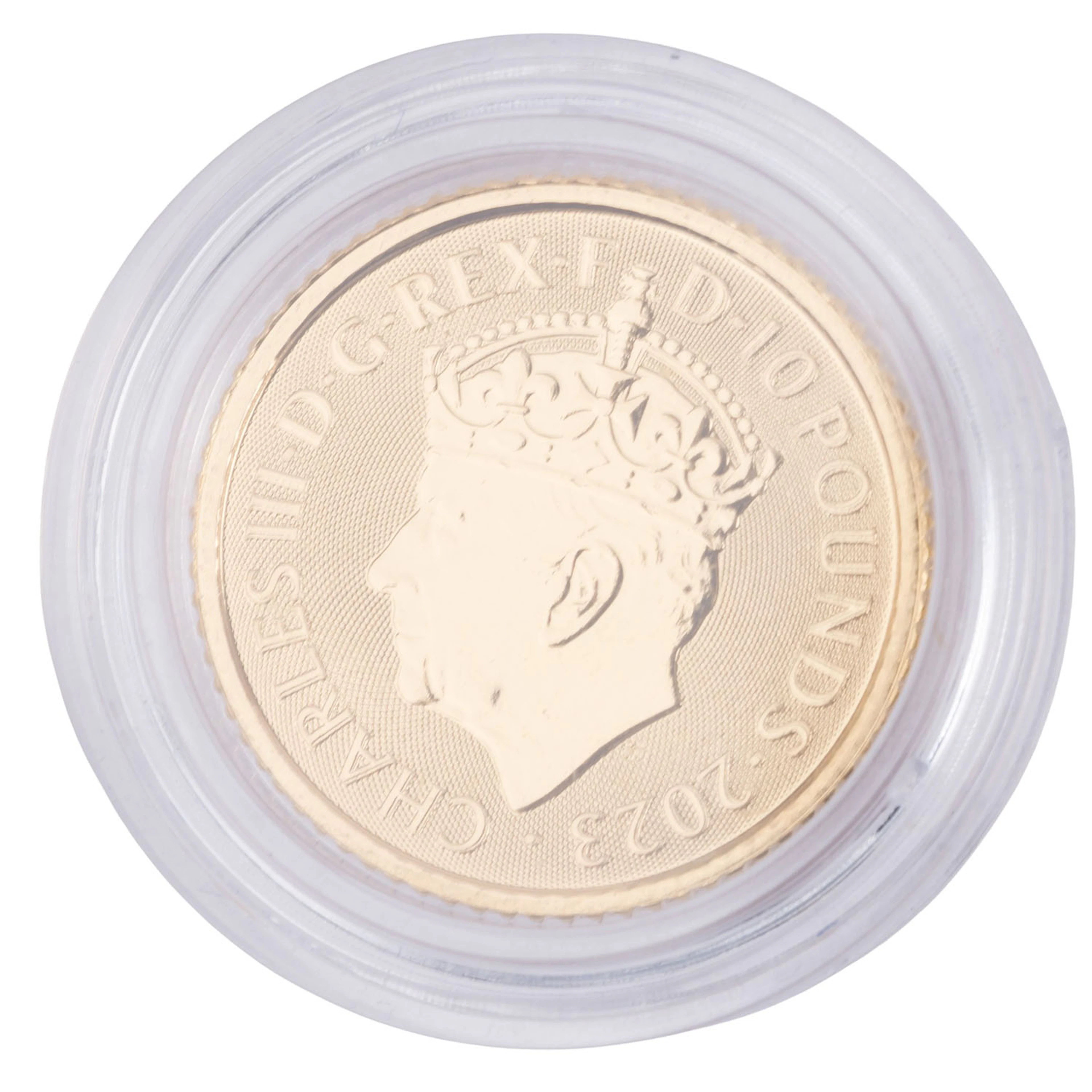 GB/Gold - 10 Pounds 2023, The Coronation of King Charles III. 6 May