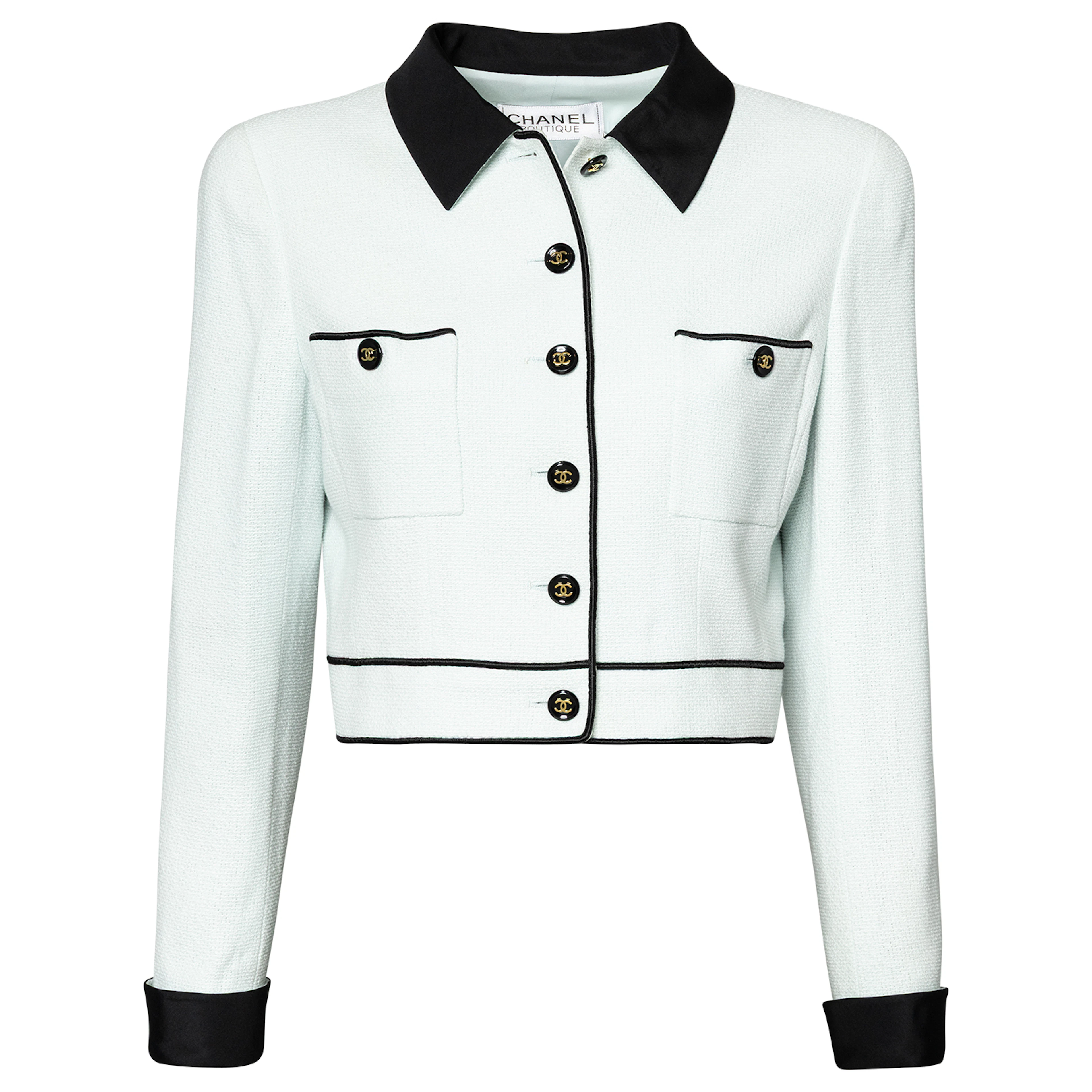 CHANEL BOUTIQUE VINTAGE Jacke, Gr. ca. 38, Koll.: P 1995.