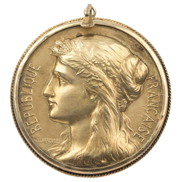 Frankreich – Medaille Gemeinderatswahl in Nancy 1900