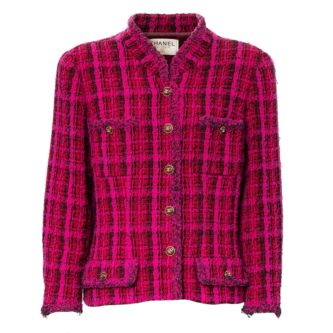 CHANEL BOUTIQUE VINTAGE Jacke, Gr. ca. 38, Koll.: A 1995.