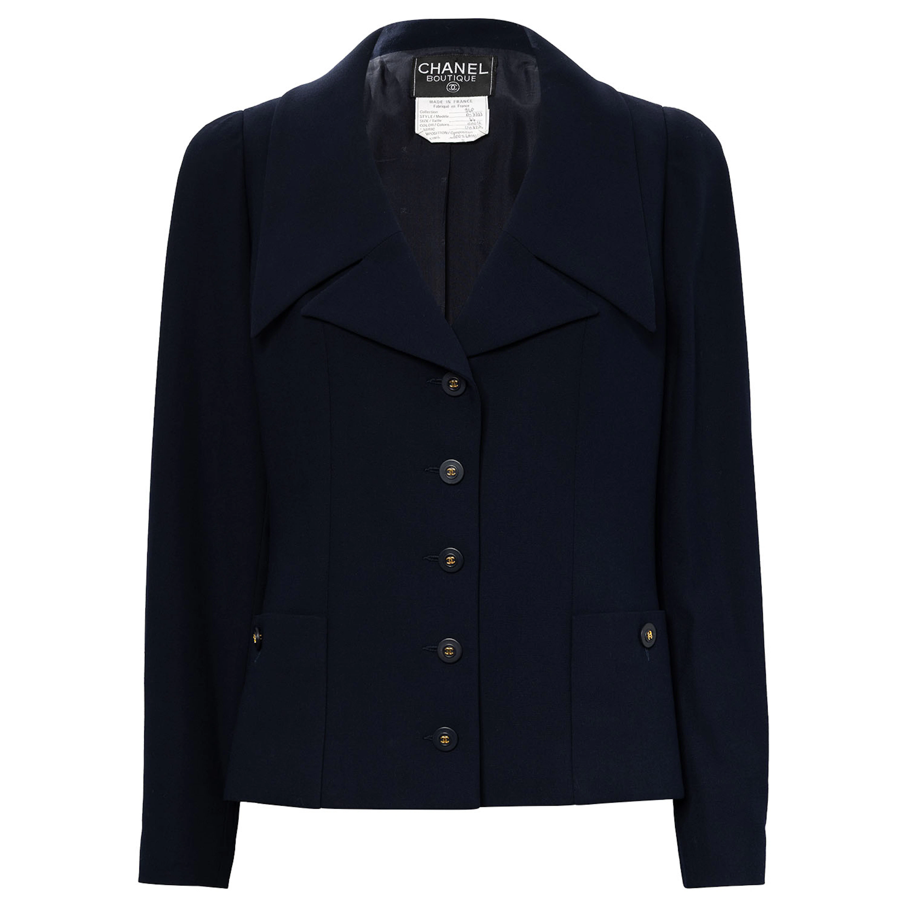 CHANEL BOUTIQUE VINTAGE Jacke, Gr. 42 (fr. 44), Koll.: P1994.